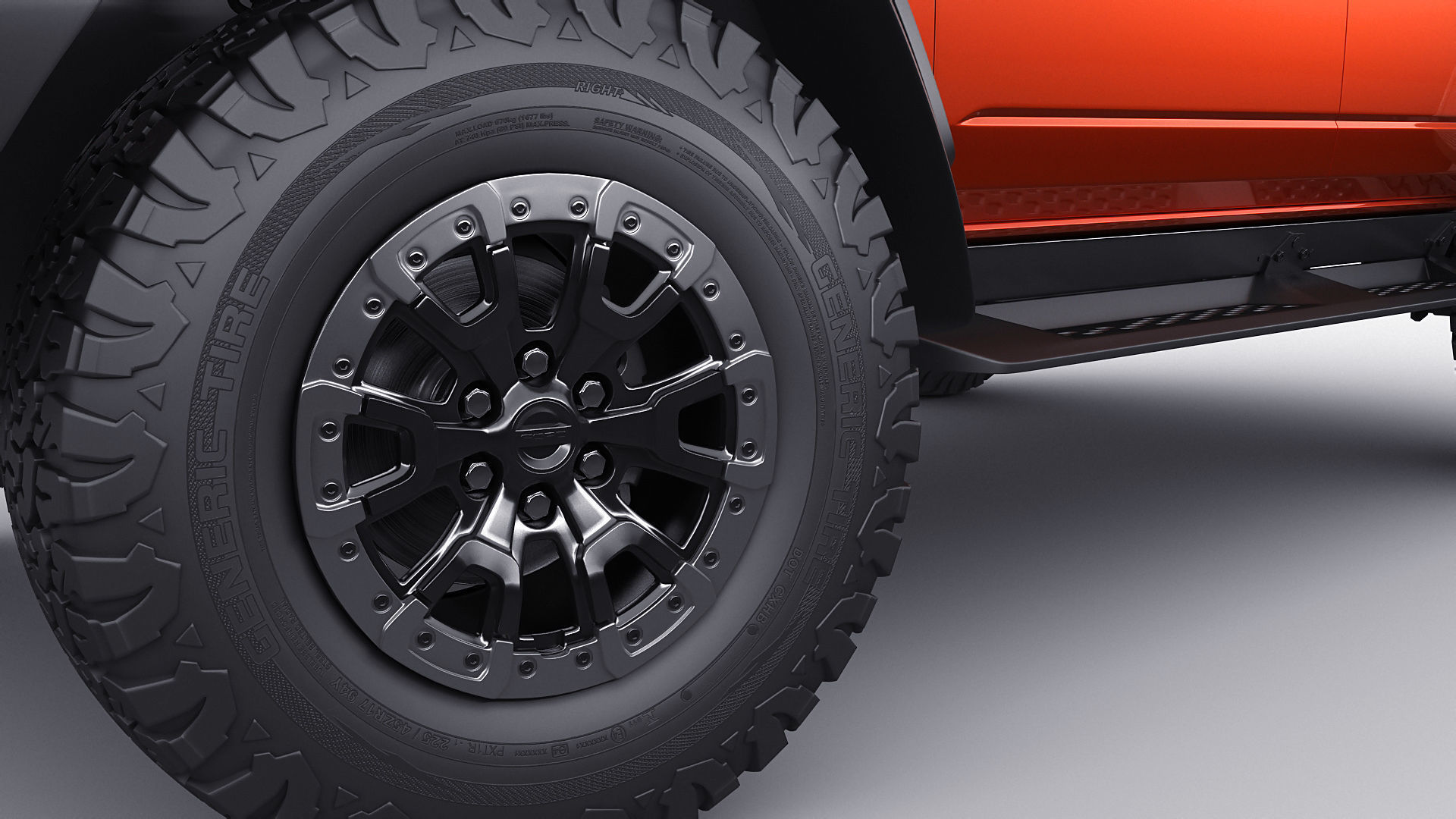 Bronco  2022 Raptor 3D model_15