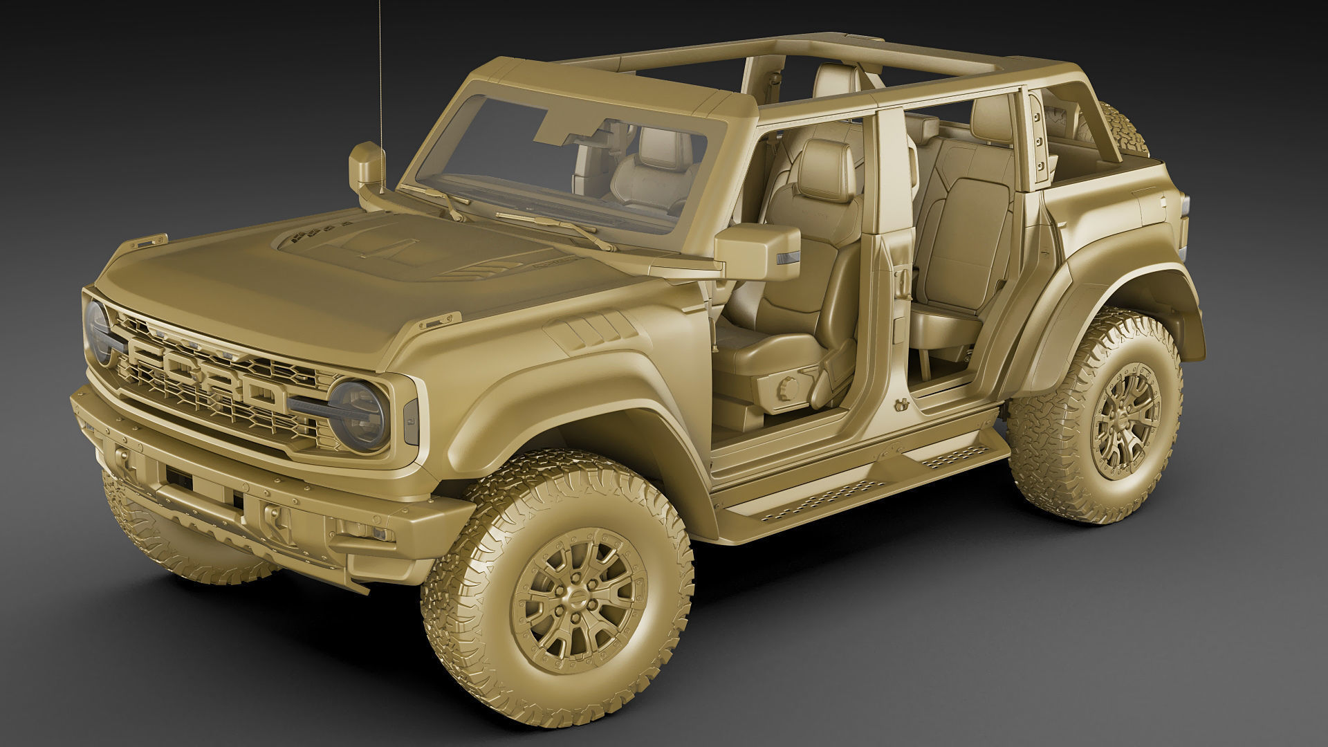 Bronco  2022 Raptor 3D model_25