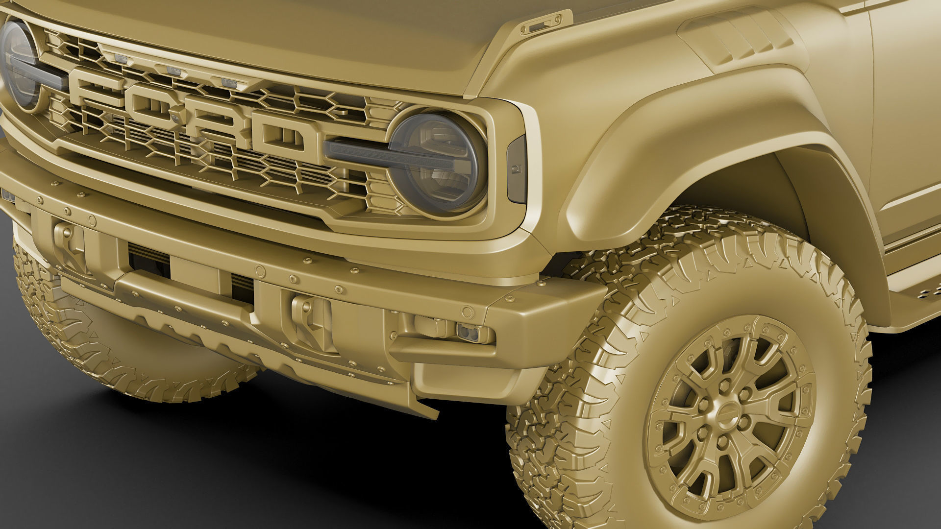 Bronco  2022 Raptor 3D model_28