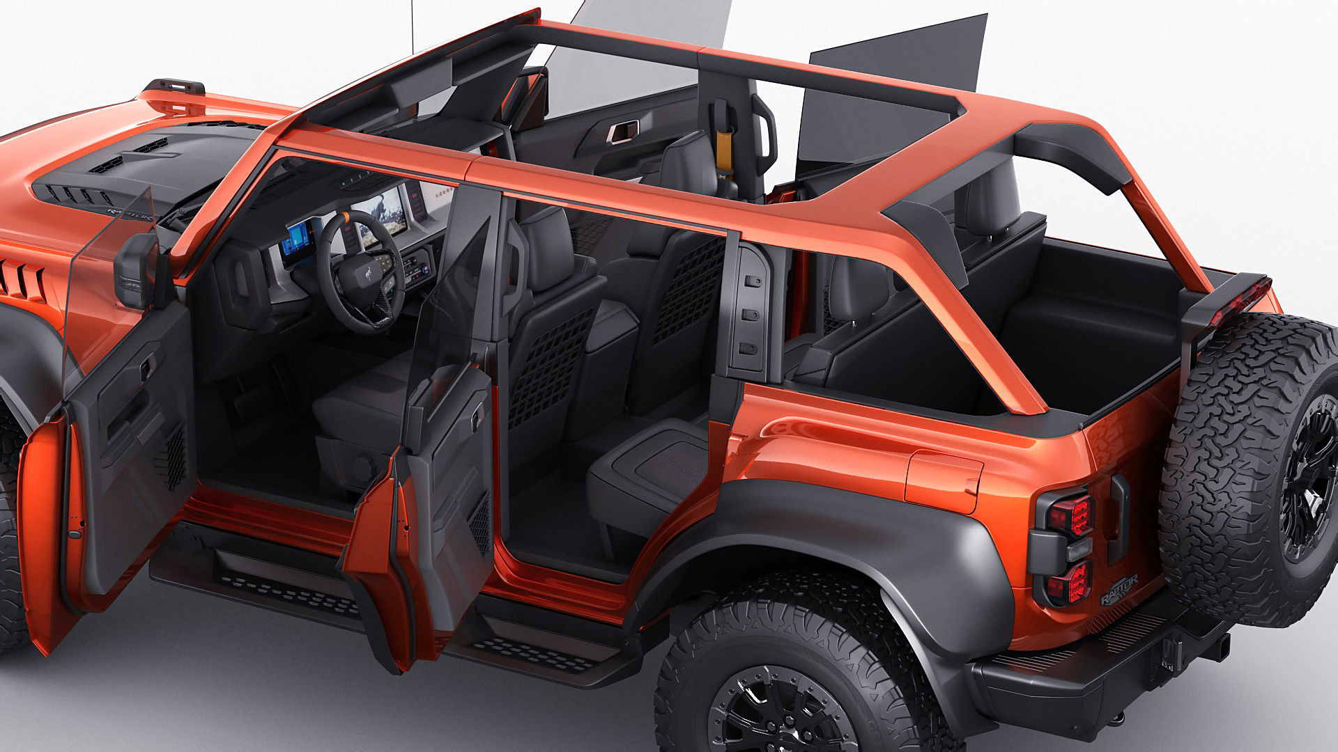 Bronco  2022 Raptor 3D model_5