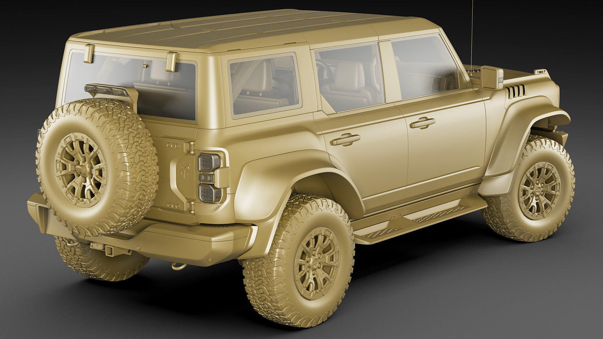 Bronco  2022 Raptor 3D model_26