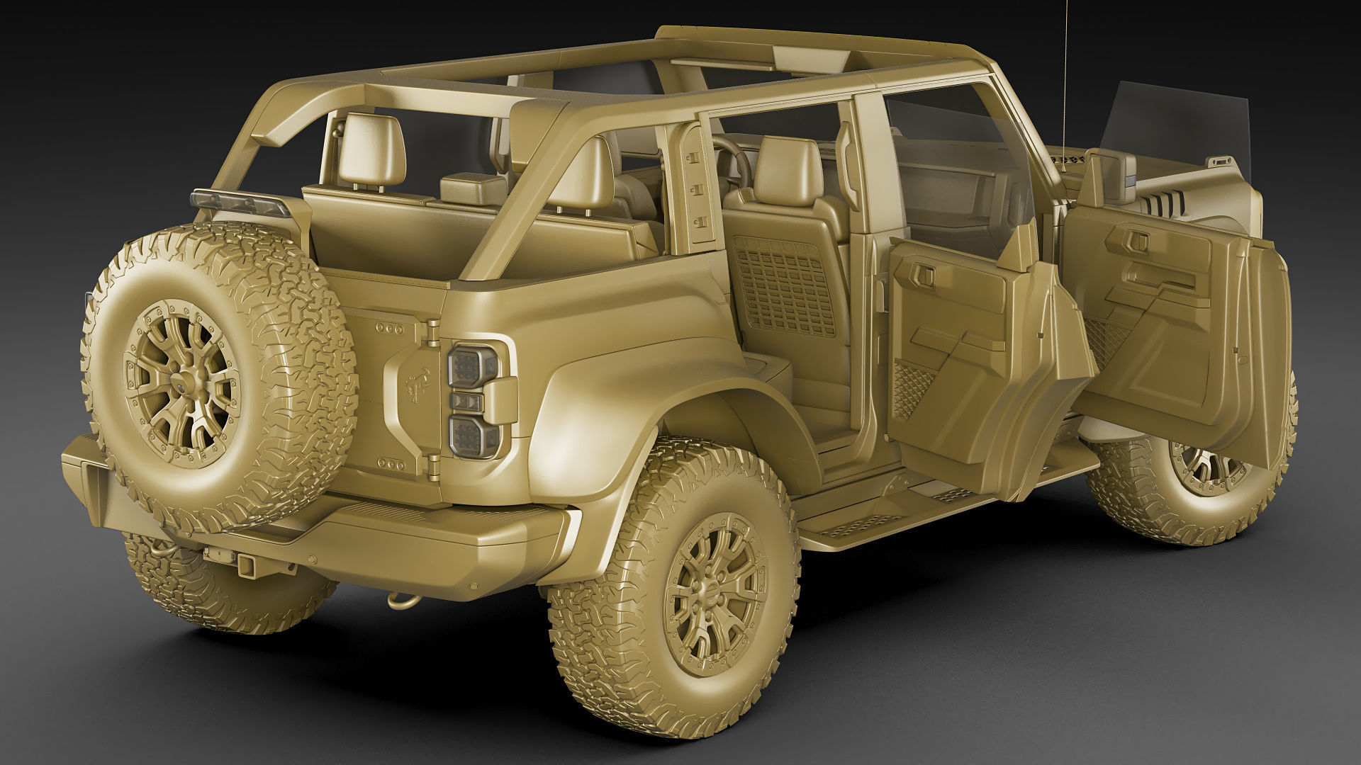 Bronco  2022 Raptor 3D model_27