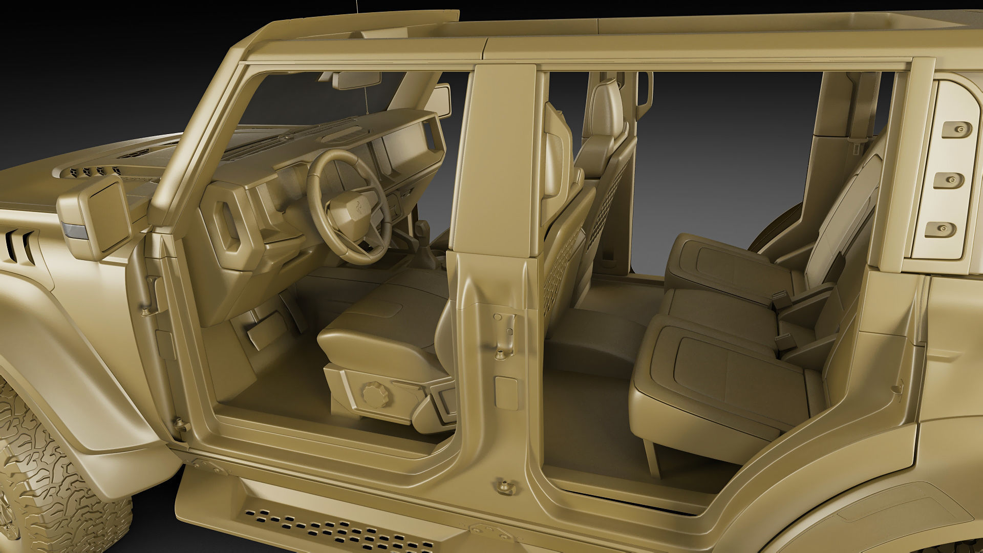 Bronco  2022 Raptor 3D model_30