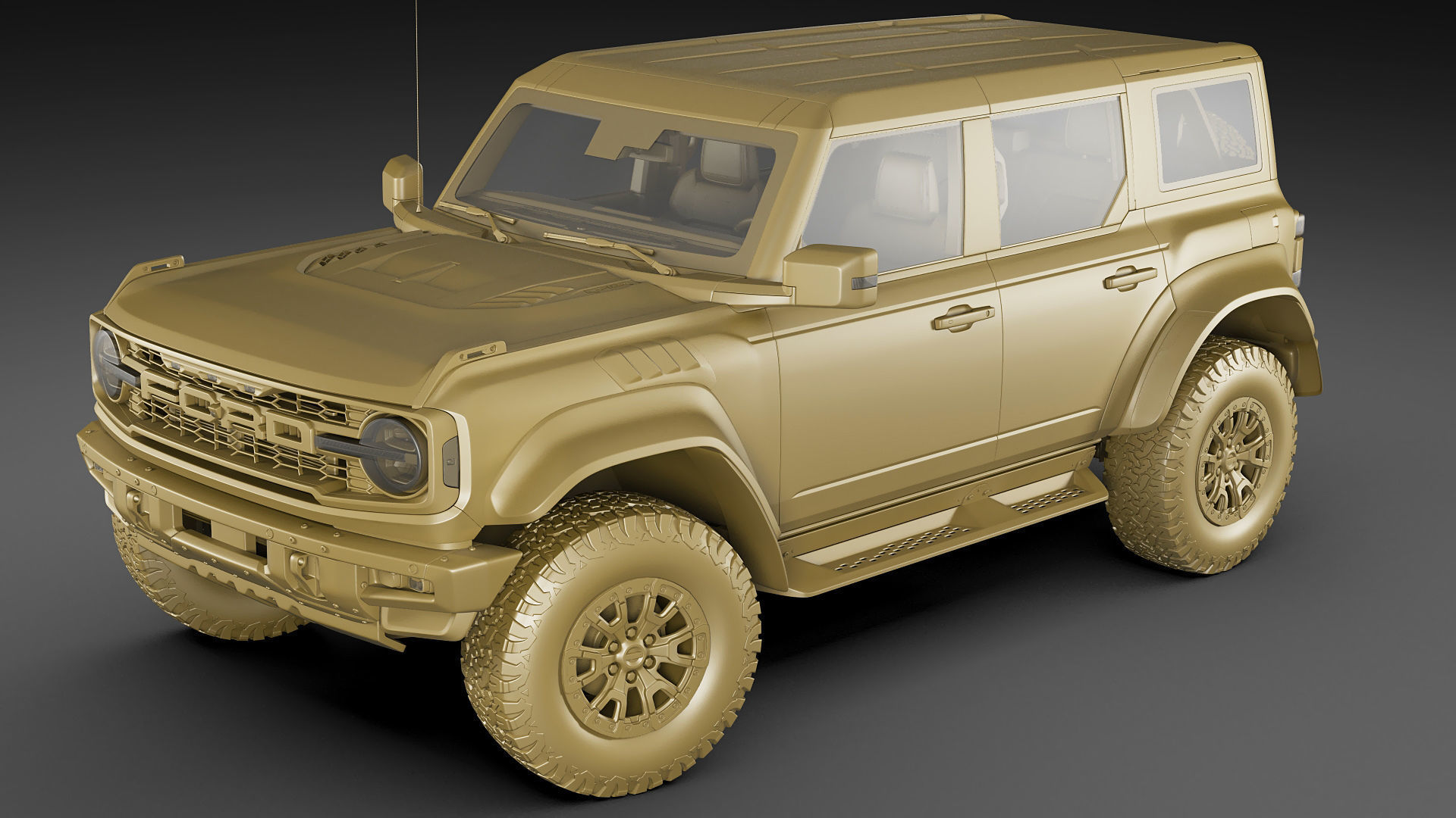 Bronco  2022 Raptor 3D model_24