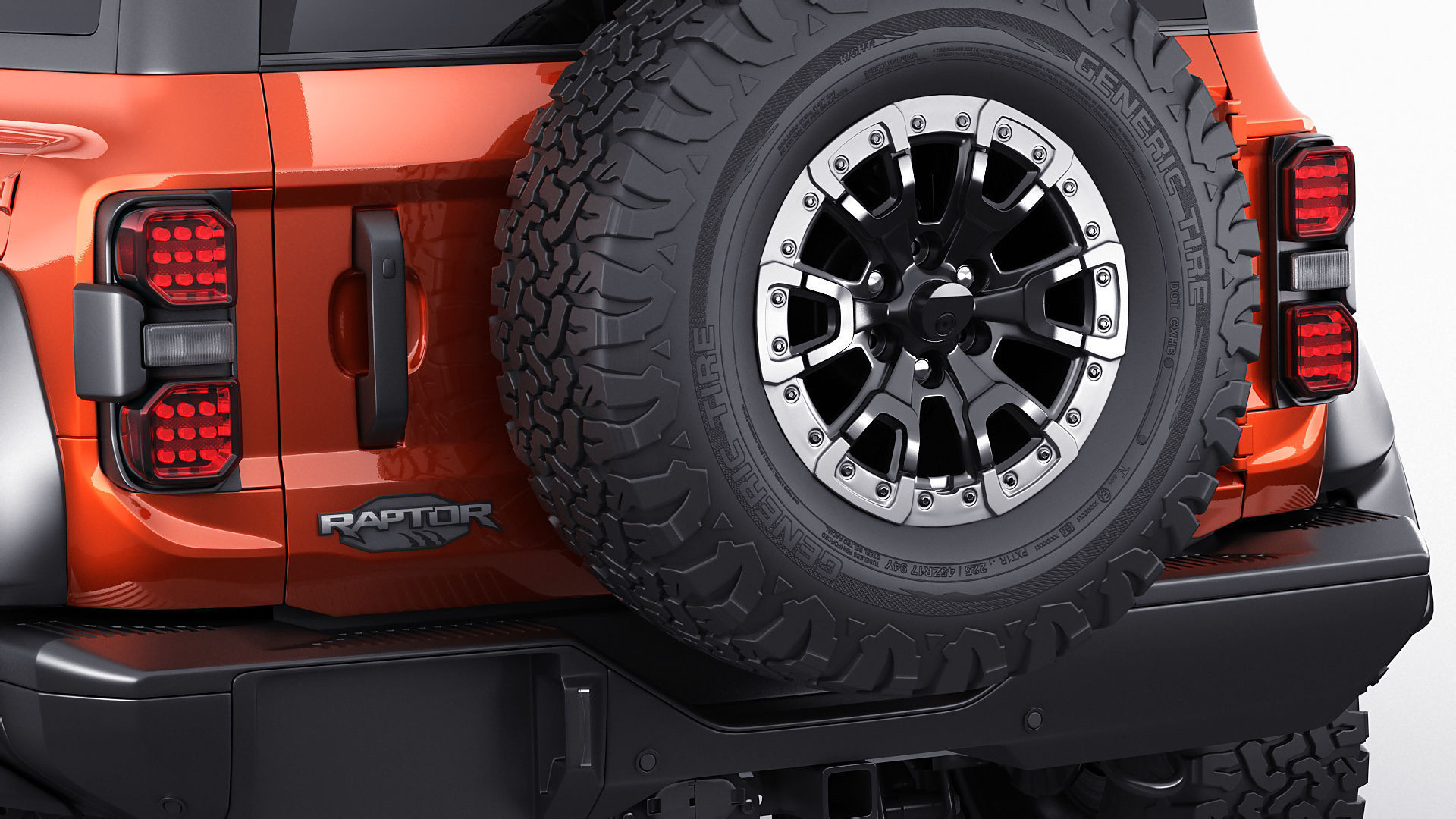 Bronco  2022 Raptor 3D model_9