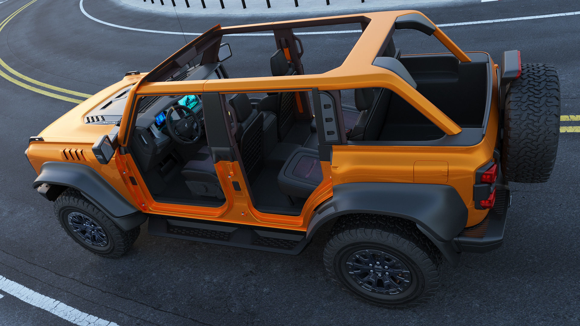 Bronco  2022 Raptor 3D model_23