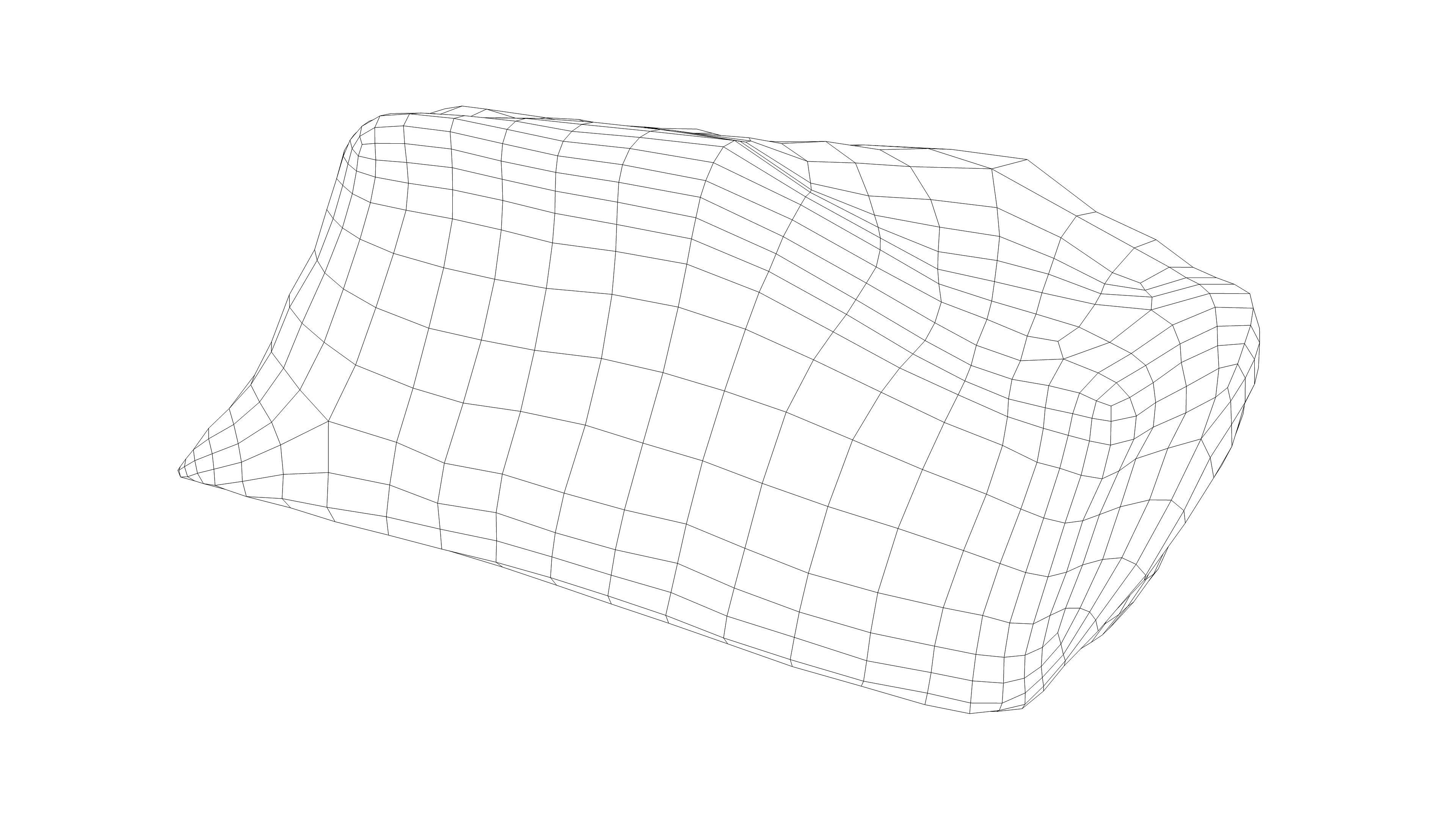 Photorealistic 3D scan of rock stone Low-poly 3D model_16