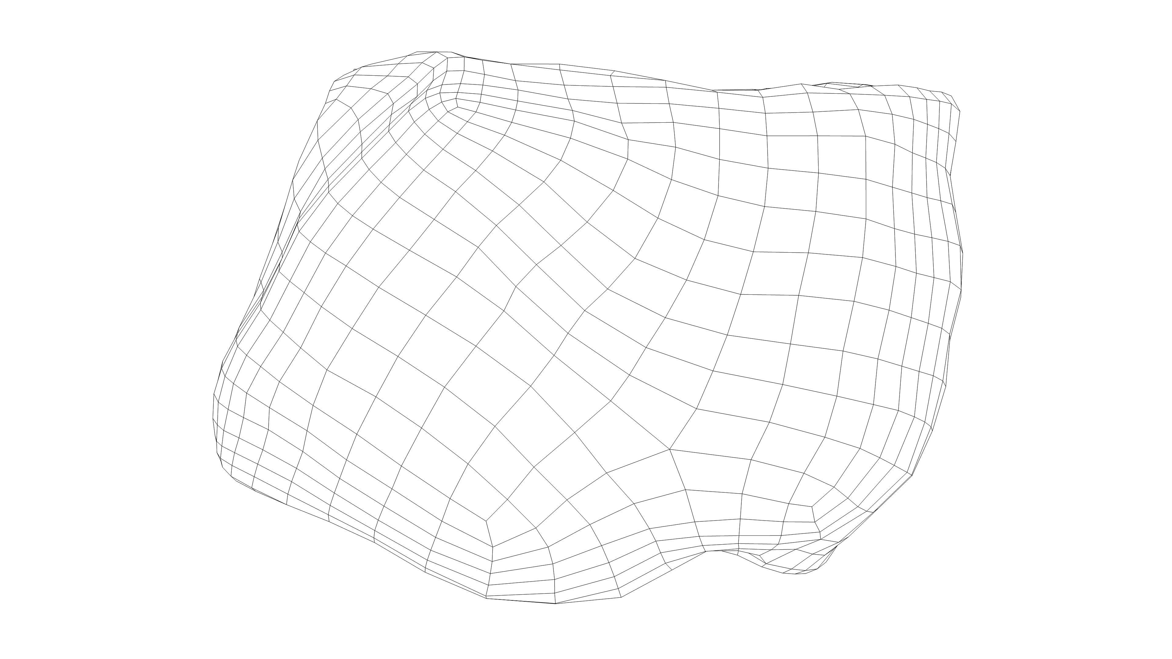 Photorealistic 3D scan of rock stone Low-poly 3D model_15