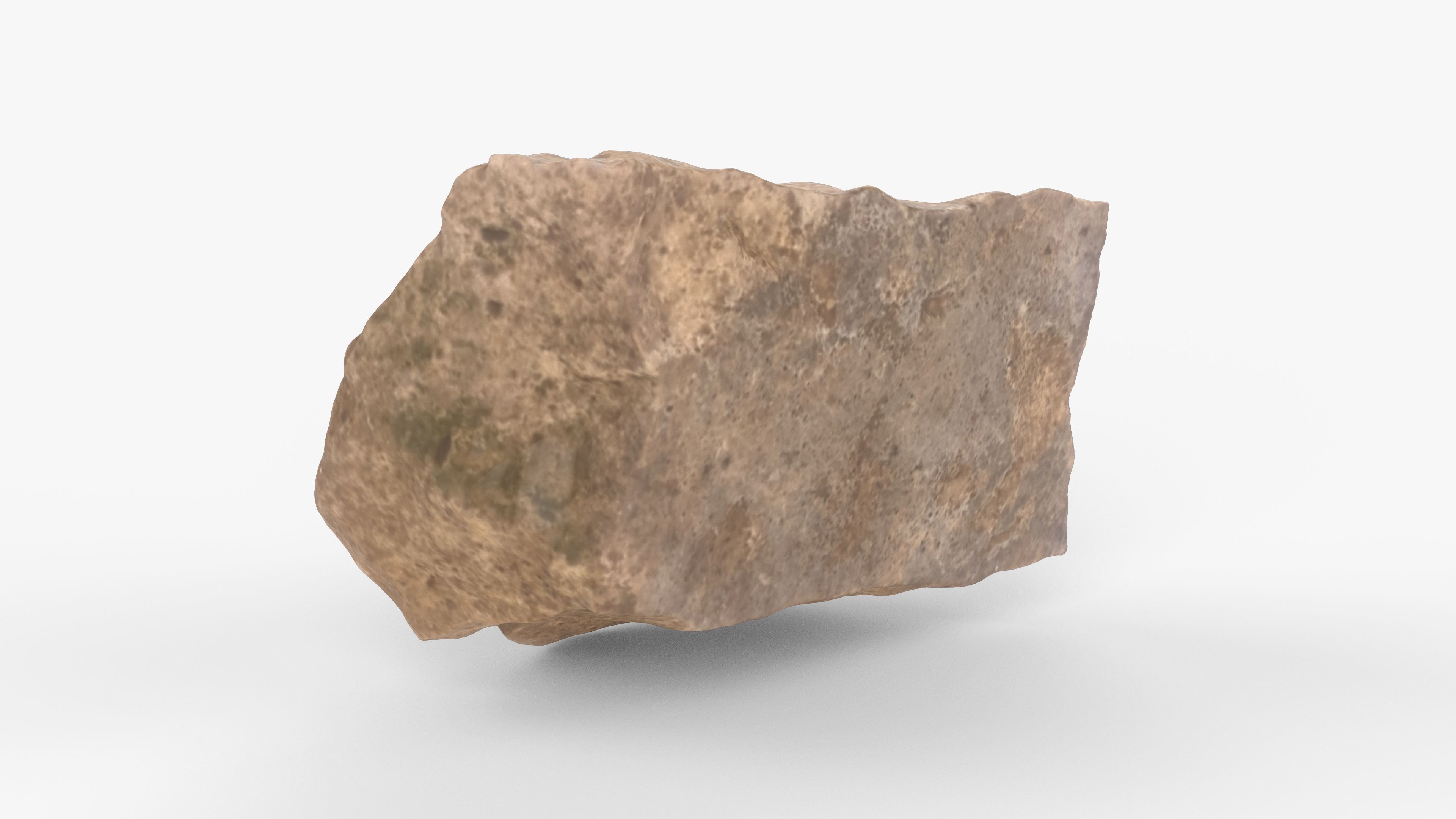 Photorealistic 3D scan of rock stone Low-poly 3D model_7