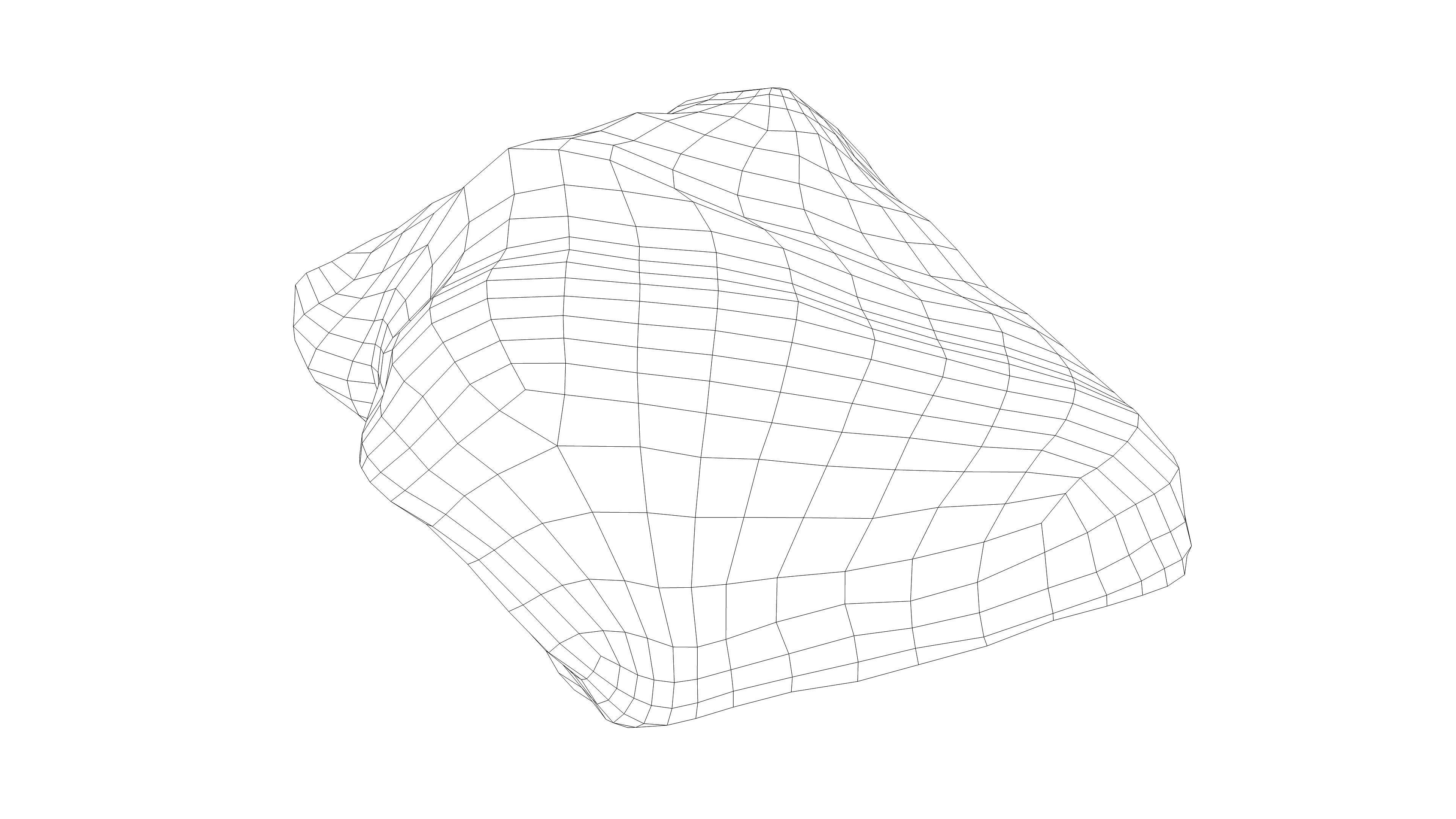 Photorealistic 3D scan of rock stone Low-poly 3D model_17