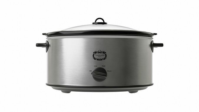 Slow Cooker 3D model 2