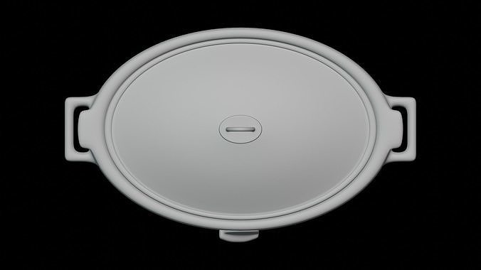 Slow Cooker 3D model 7