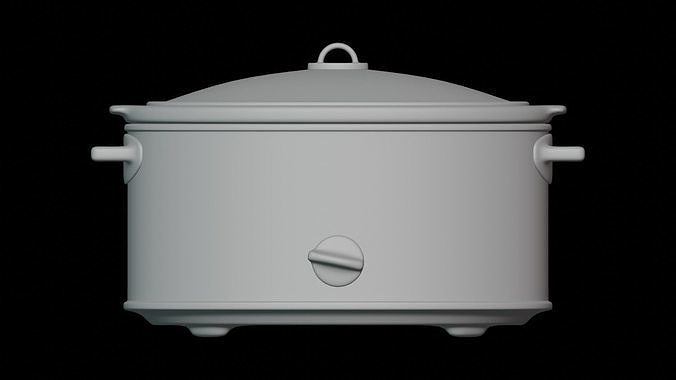 Slow Cooker 3D model 5