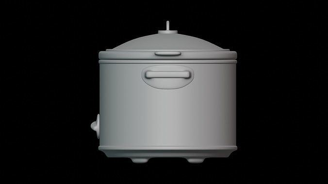 Slow Cooker 3D model 6