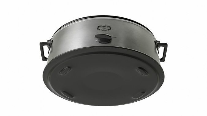 Slow Cooker 3D model 3
