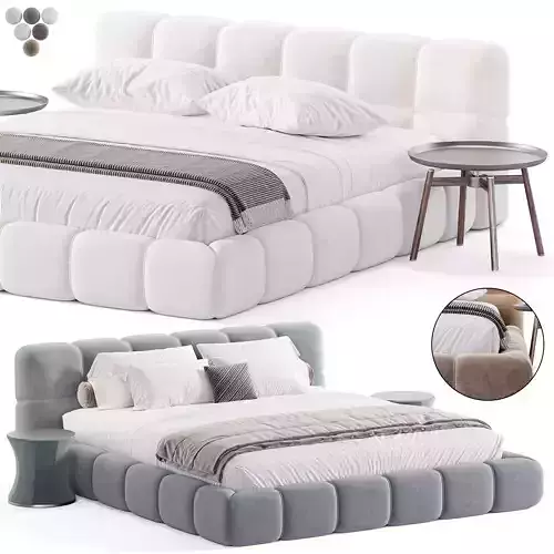 Modern Upholstered Bed Frame