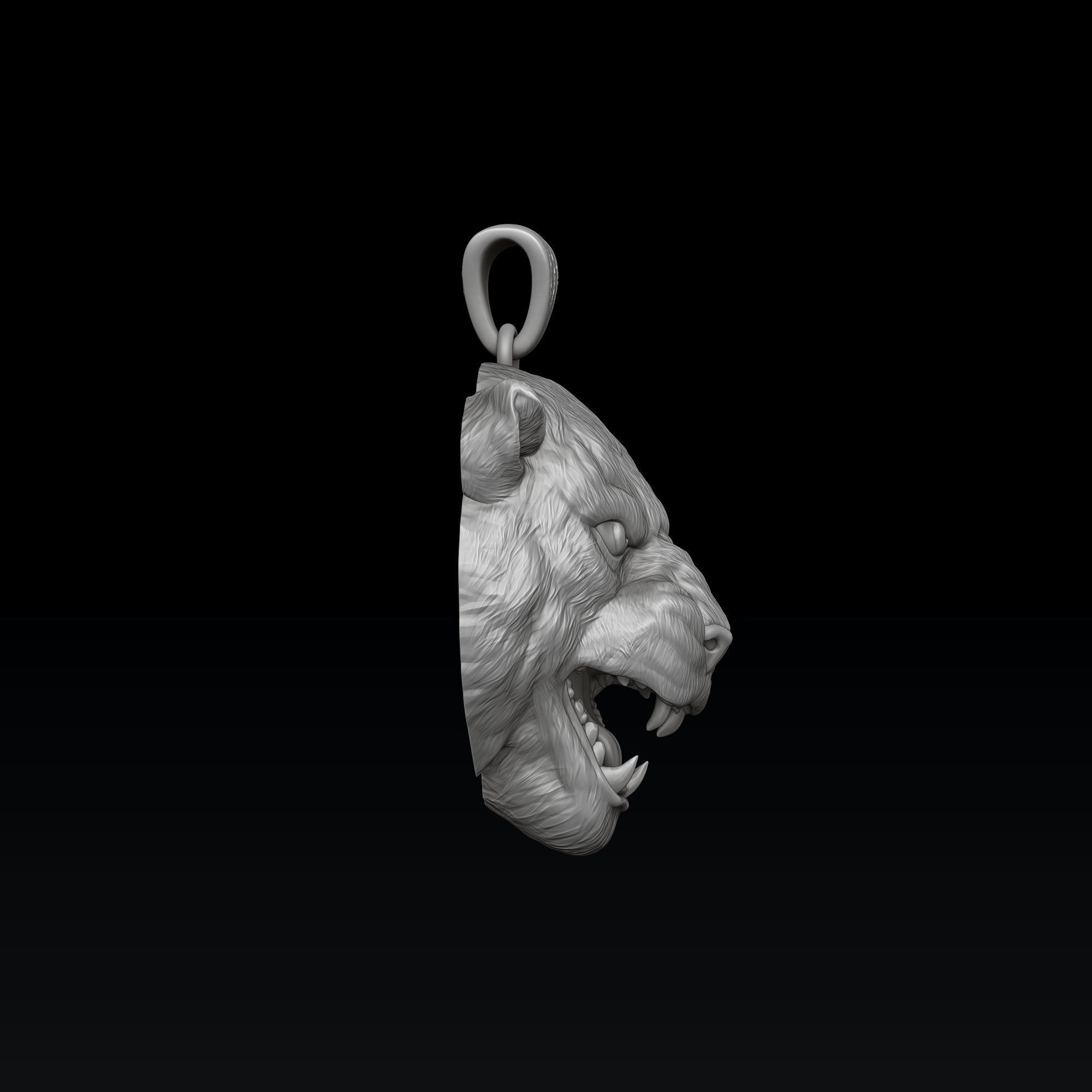 Panthere Pendant V2 3D print model_5