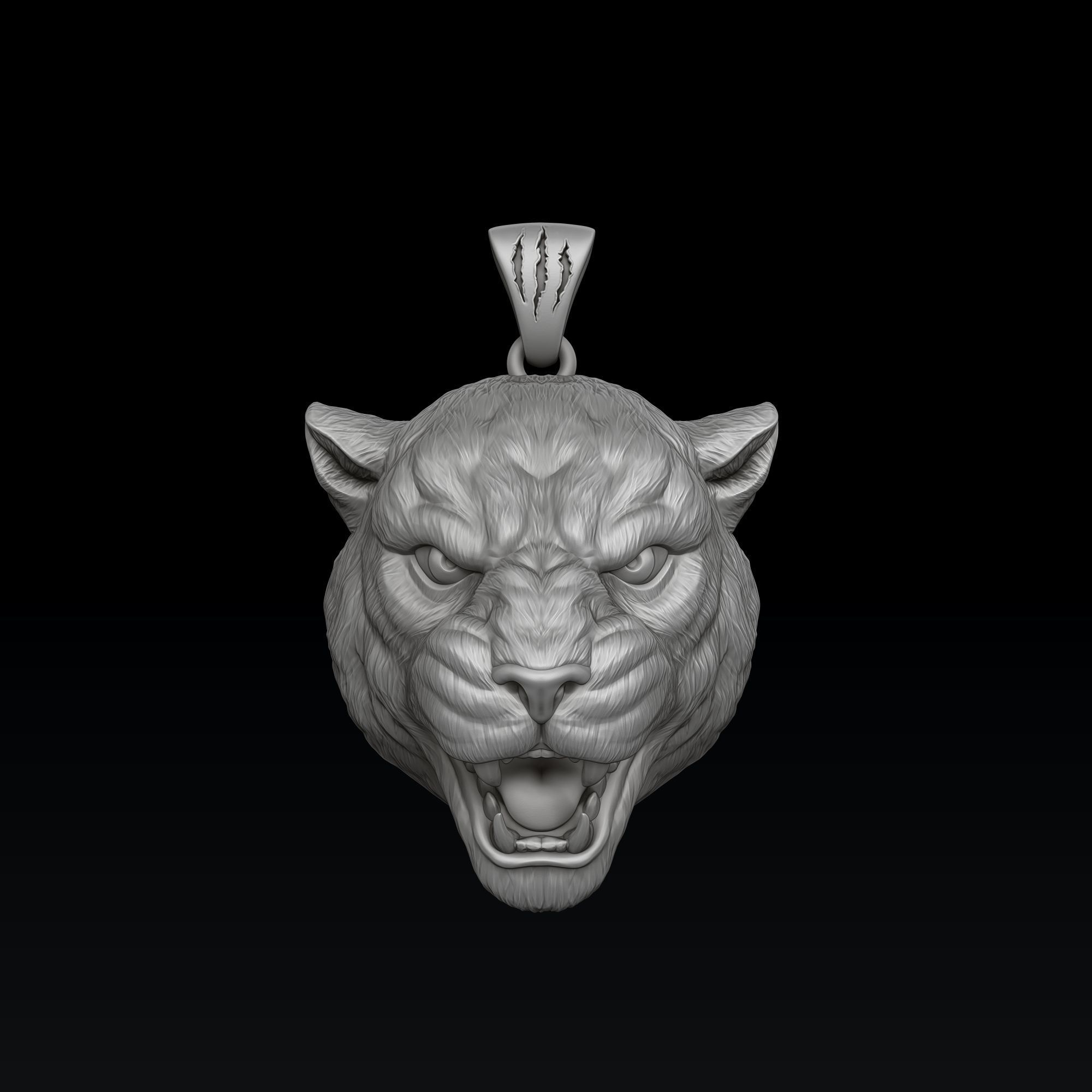 Panthere Pendant V2 3D print model_1