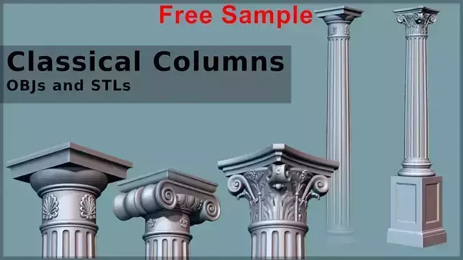 Classical columns free sample