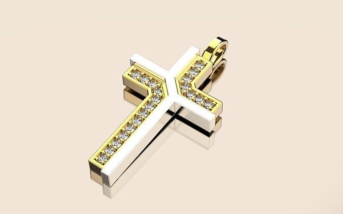 cross pendant 070824 3D print model