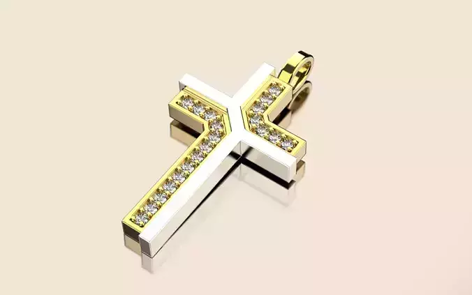cross pendant 070824 3D print model