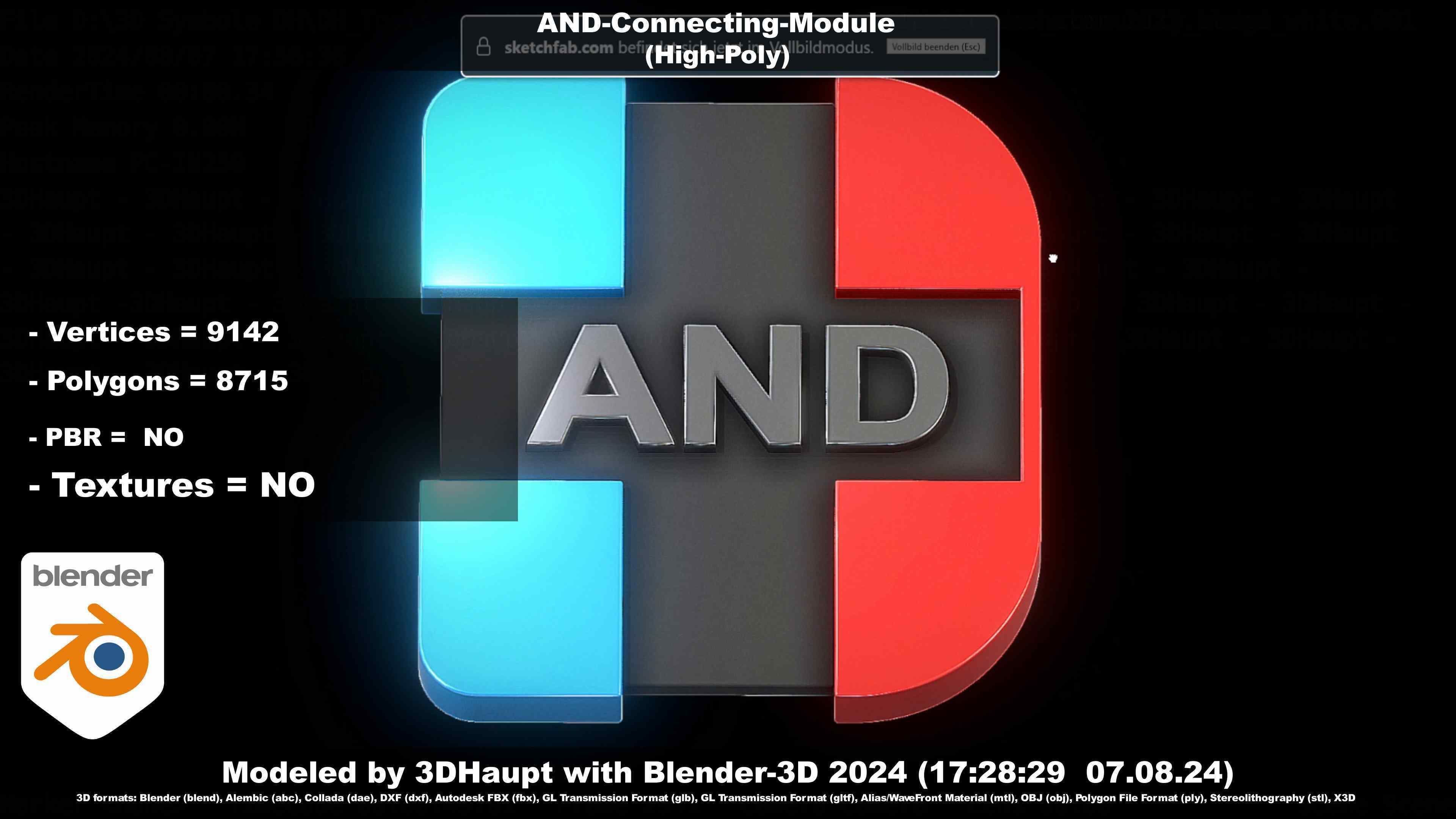 AND-Connecting-Module 3D model_107