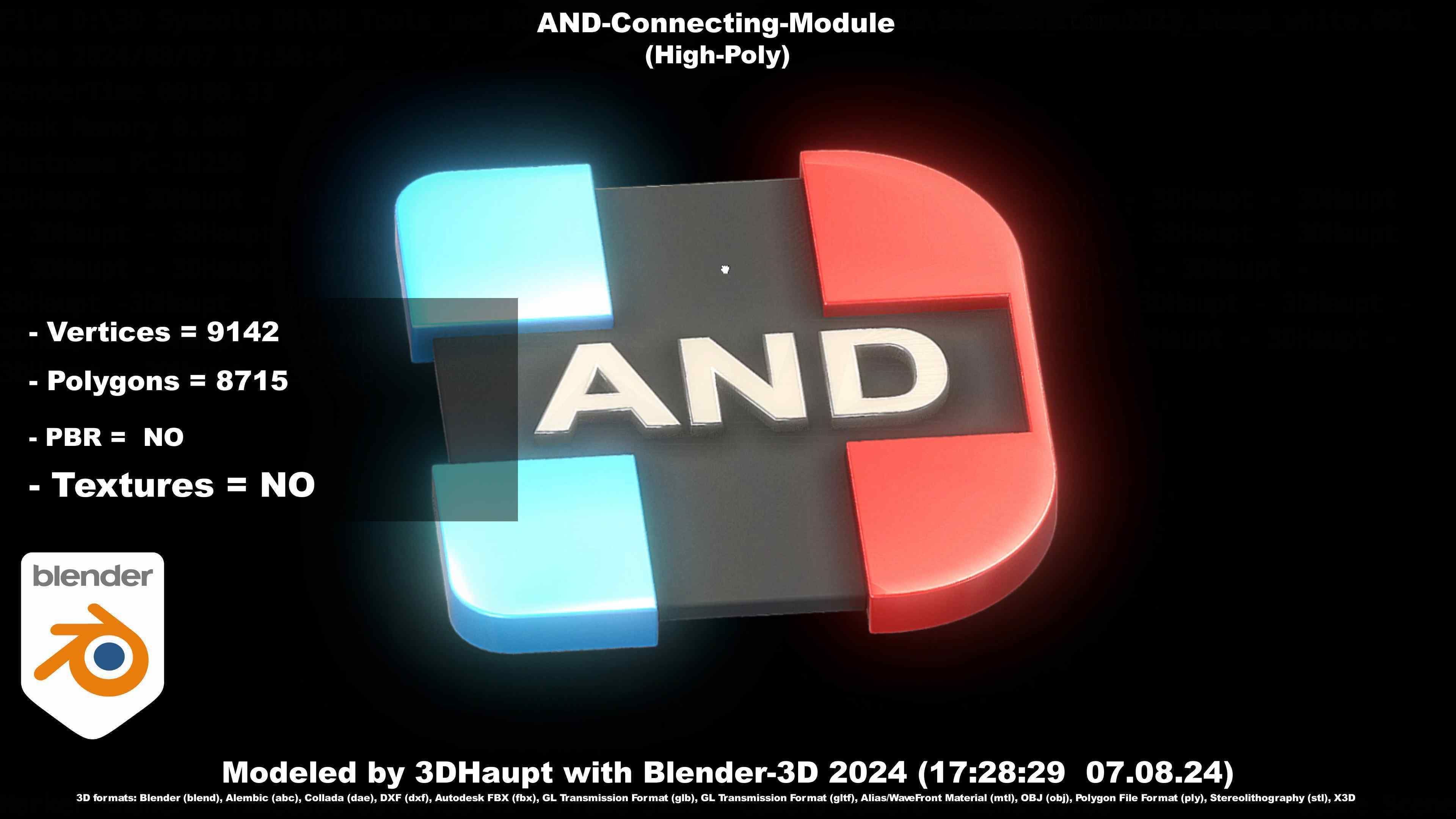 AND-Connecting-Module 3D model_22