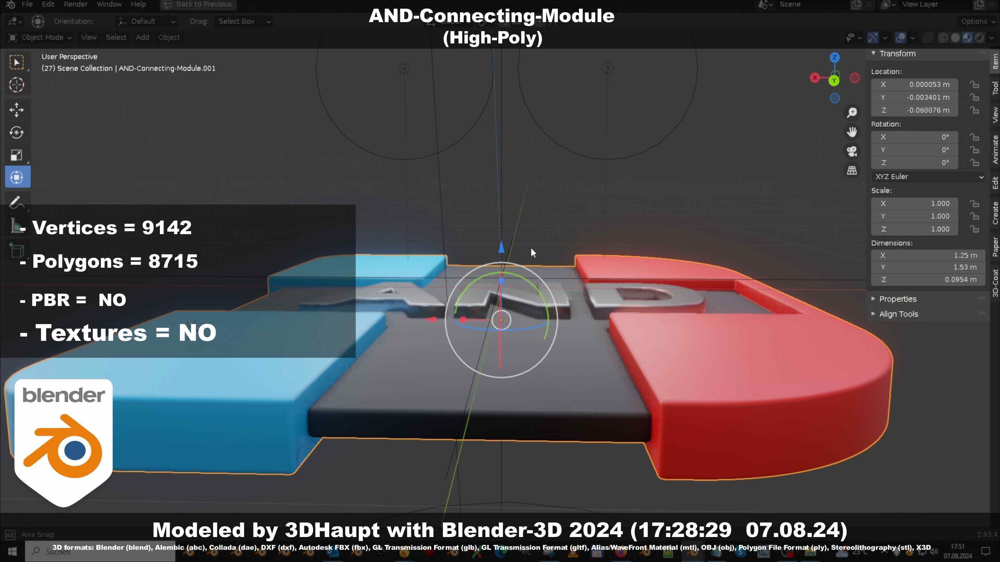 AND-Connecting-Module 3D model_80