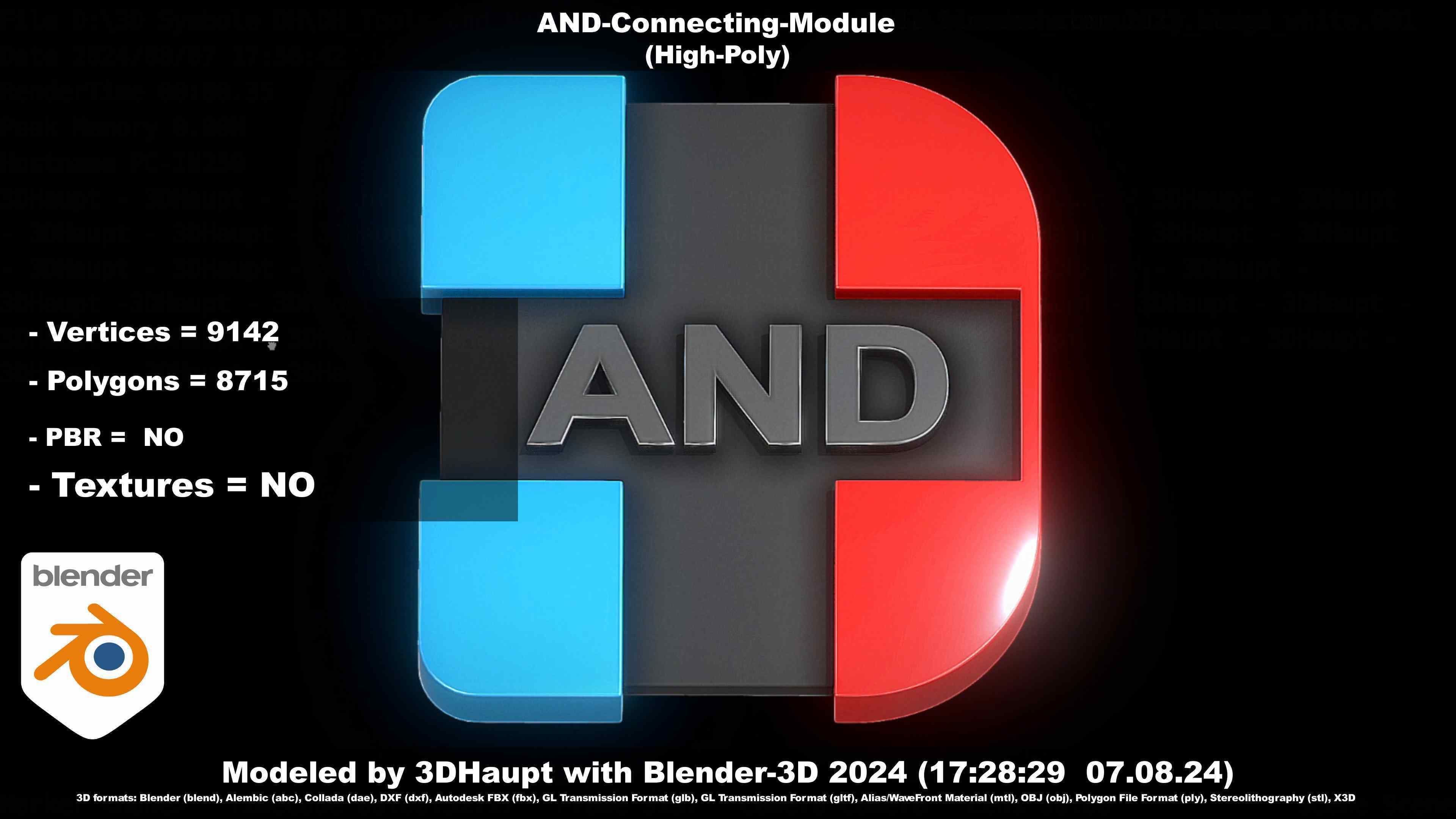 AND-Connecting-Module 3D model_109