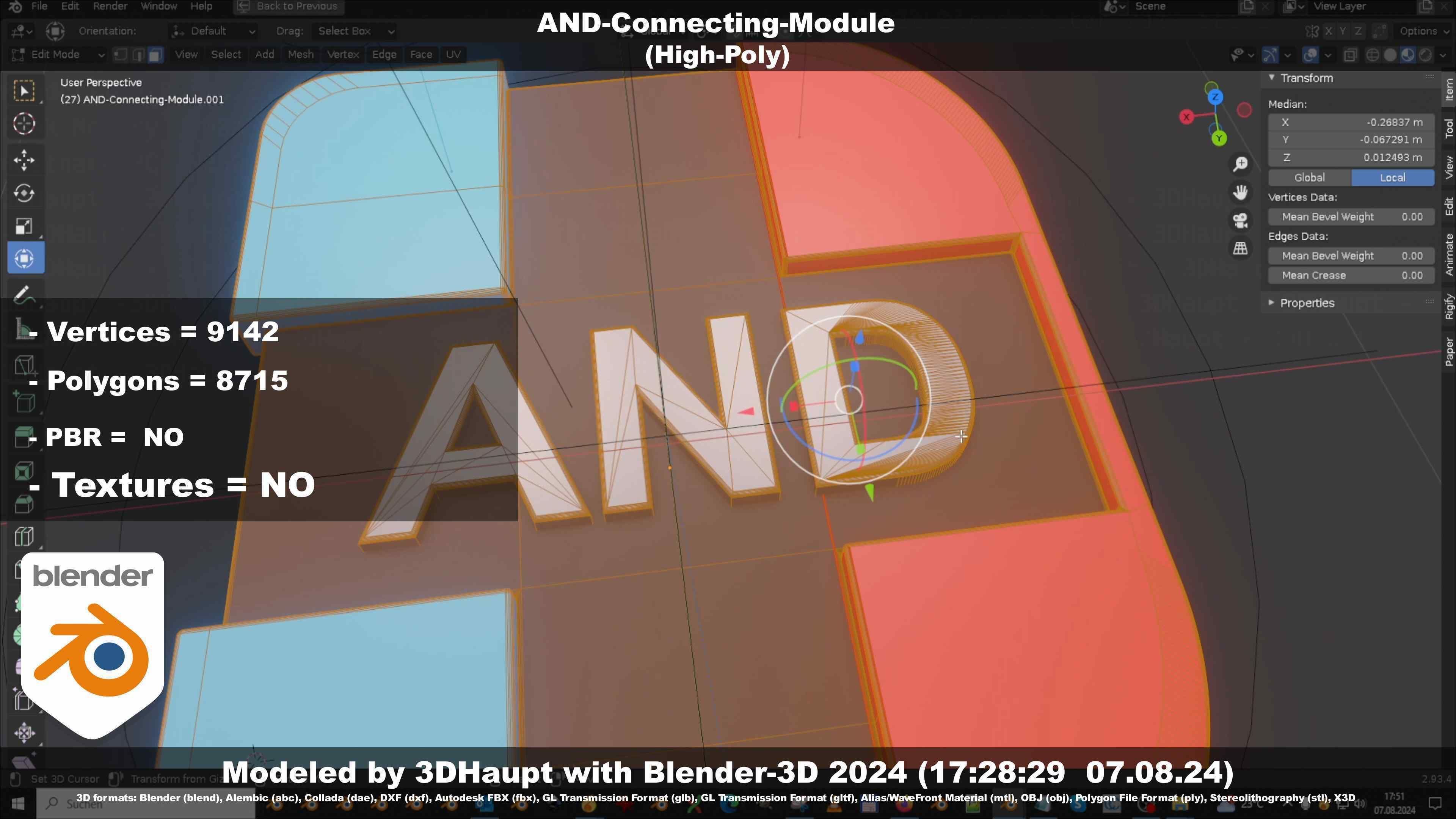 AND-Connecting-Module 3D model_86