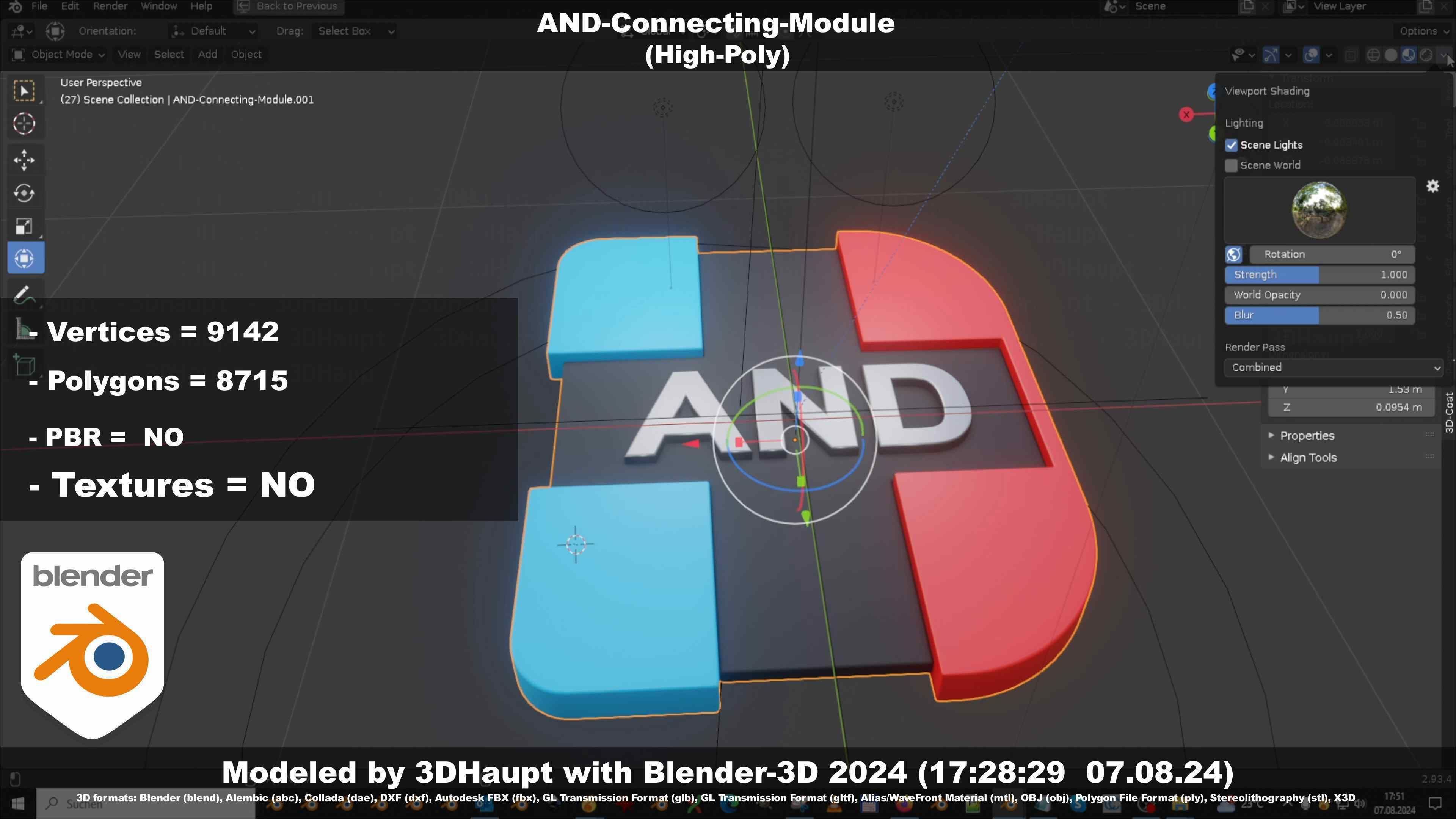 AND-Connecting-Module 3D model_14