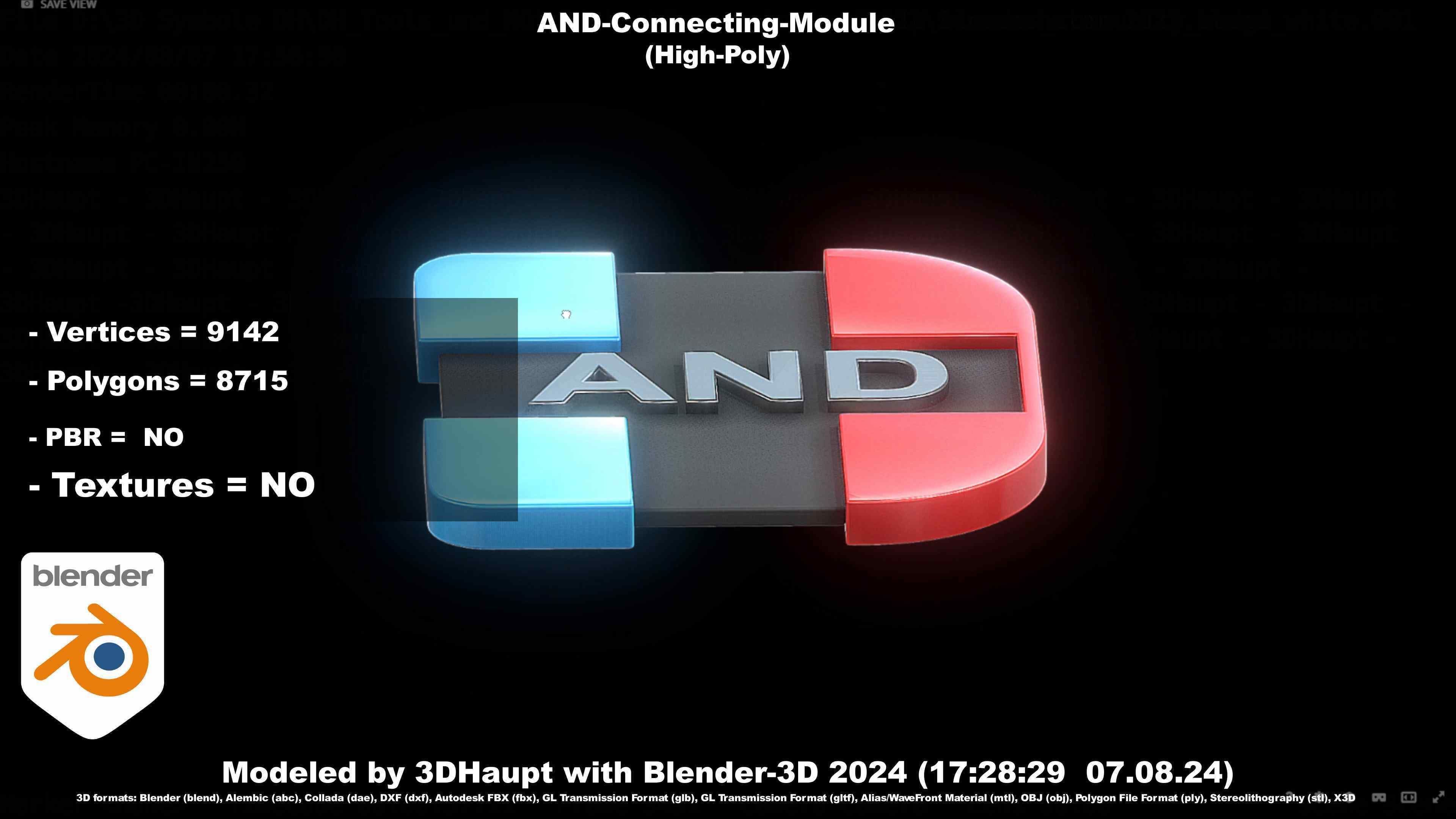 AND-Connecting-Module 3D model_24