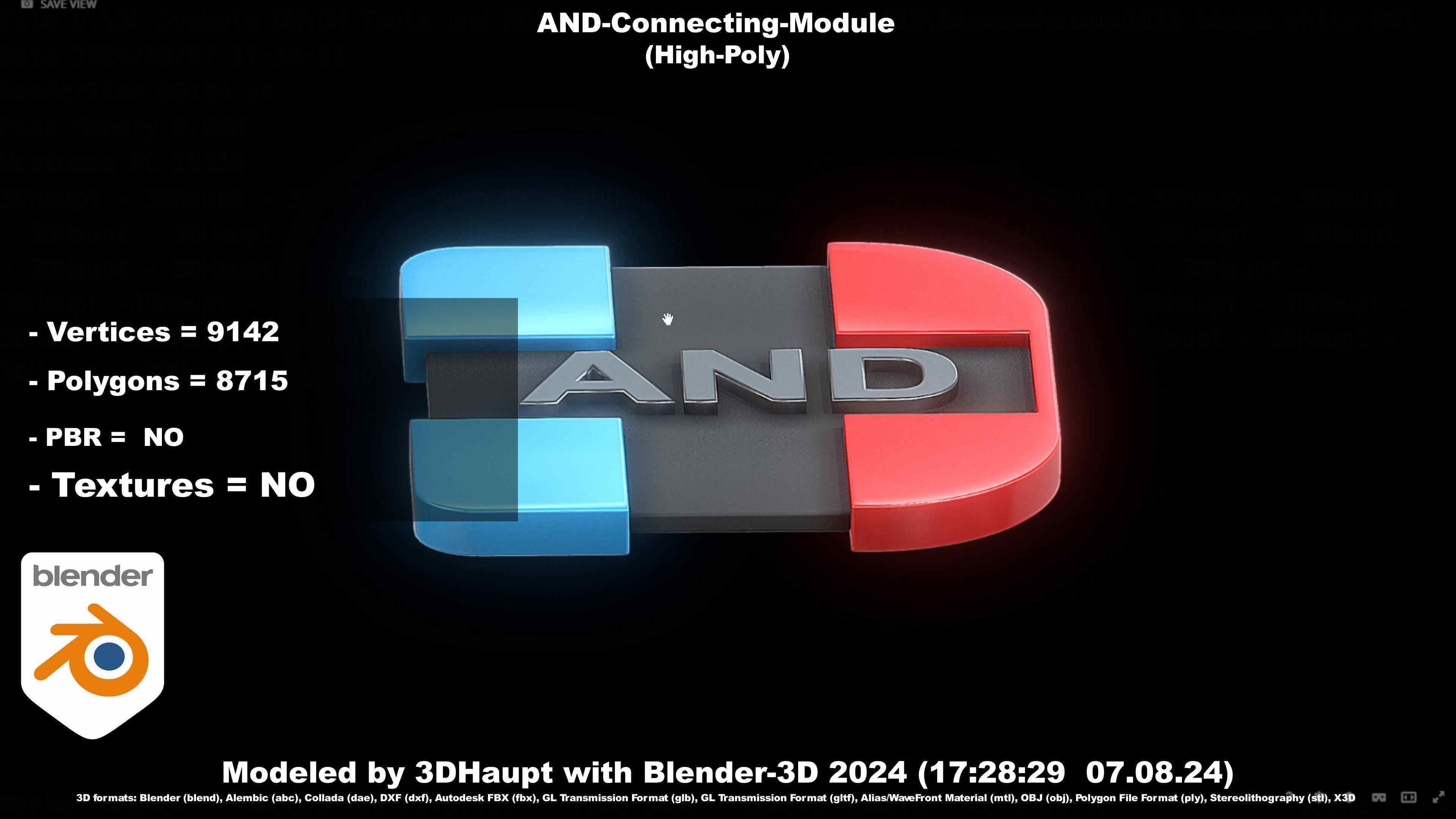 AND-Connecting-Module 3D model_111