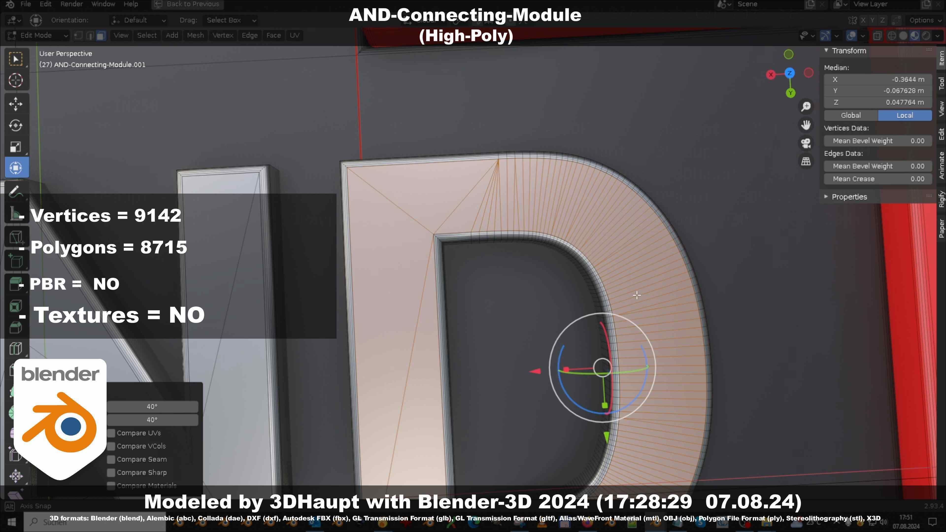 AND-Connecting-Module 3D model_93