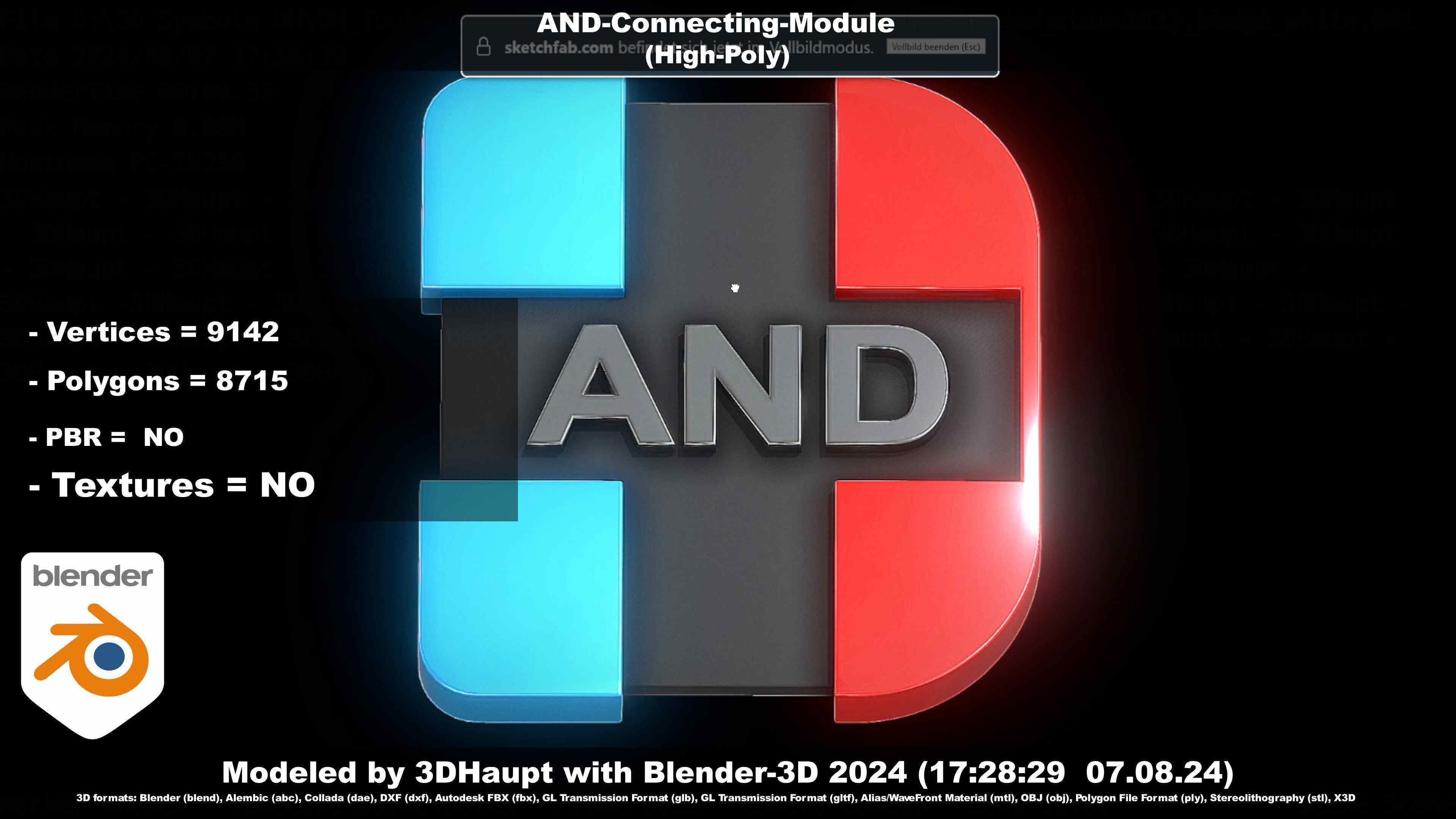 AND-Connecting-Module 3D model_64