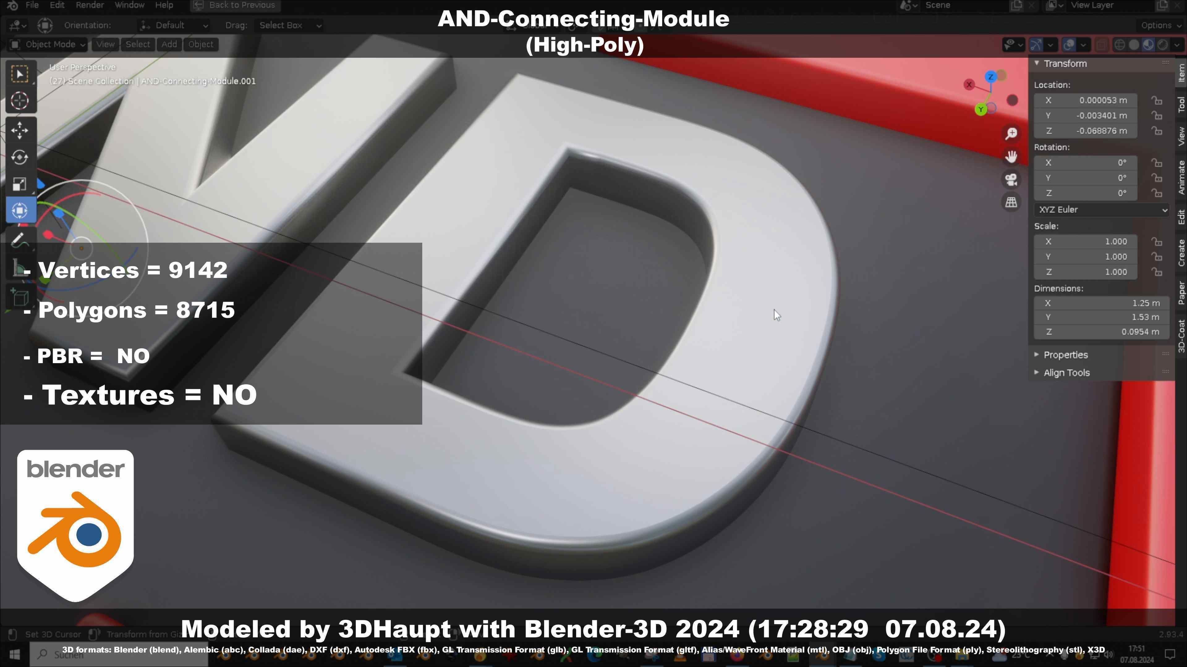 AND-Connecting-Module 3D model_129