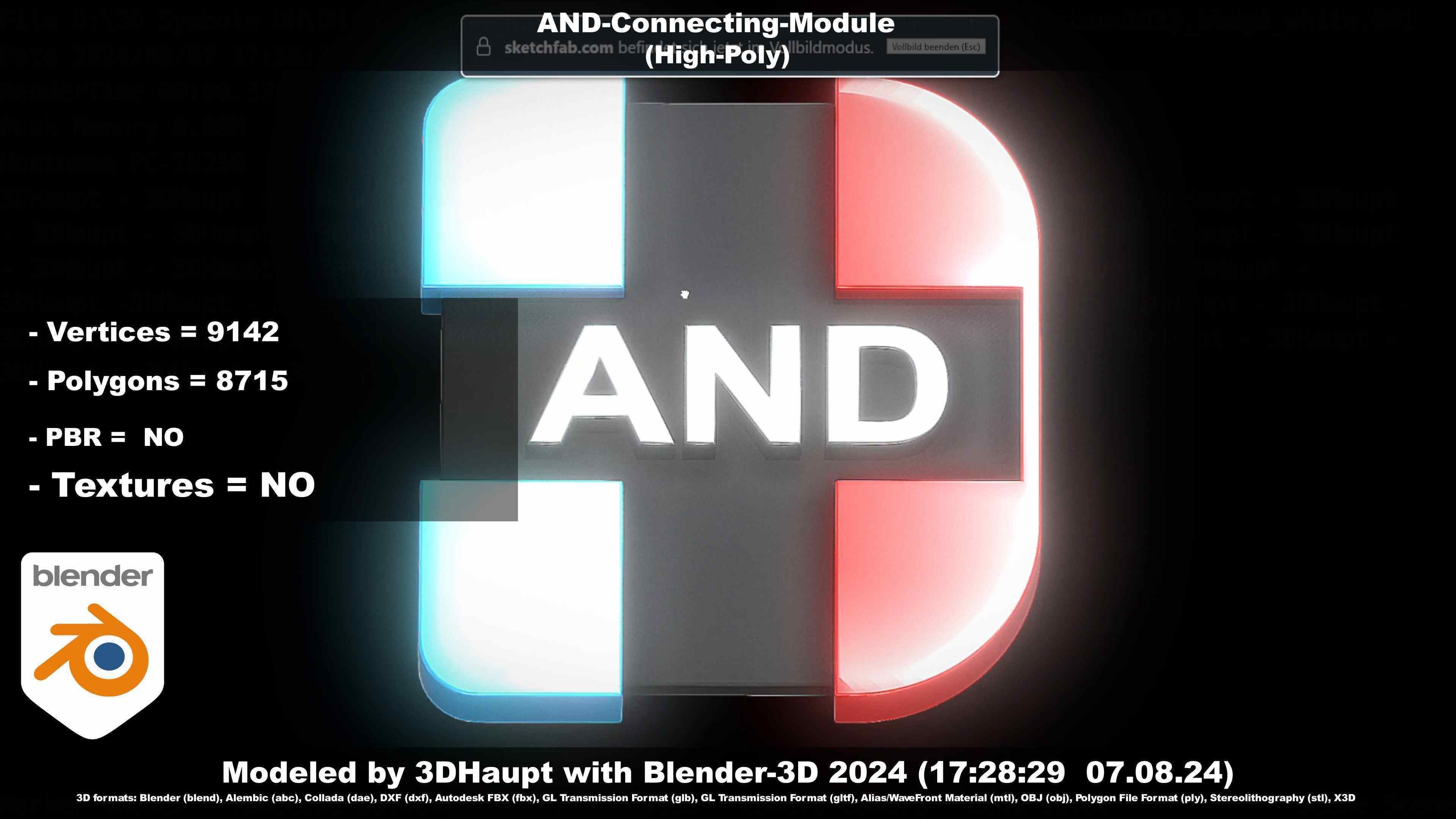 AND-Connecting-Module 3D model_108
