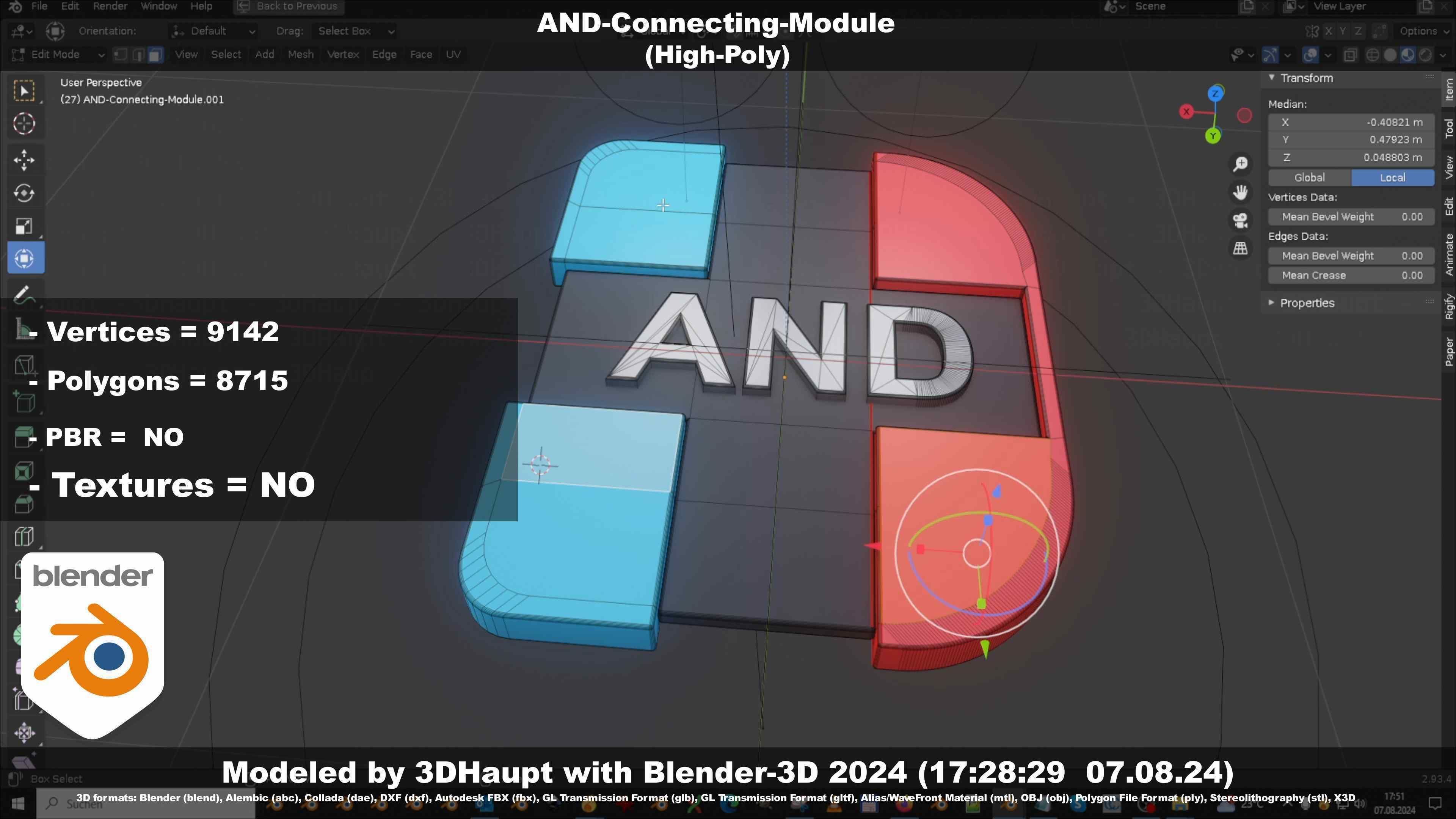 AND-Connecting-Module 3D model_49