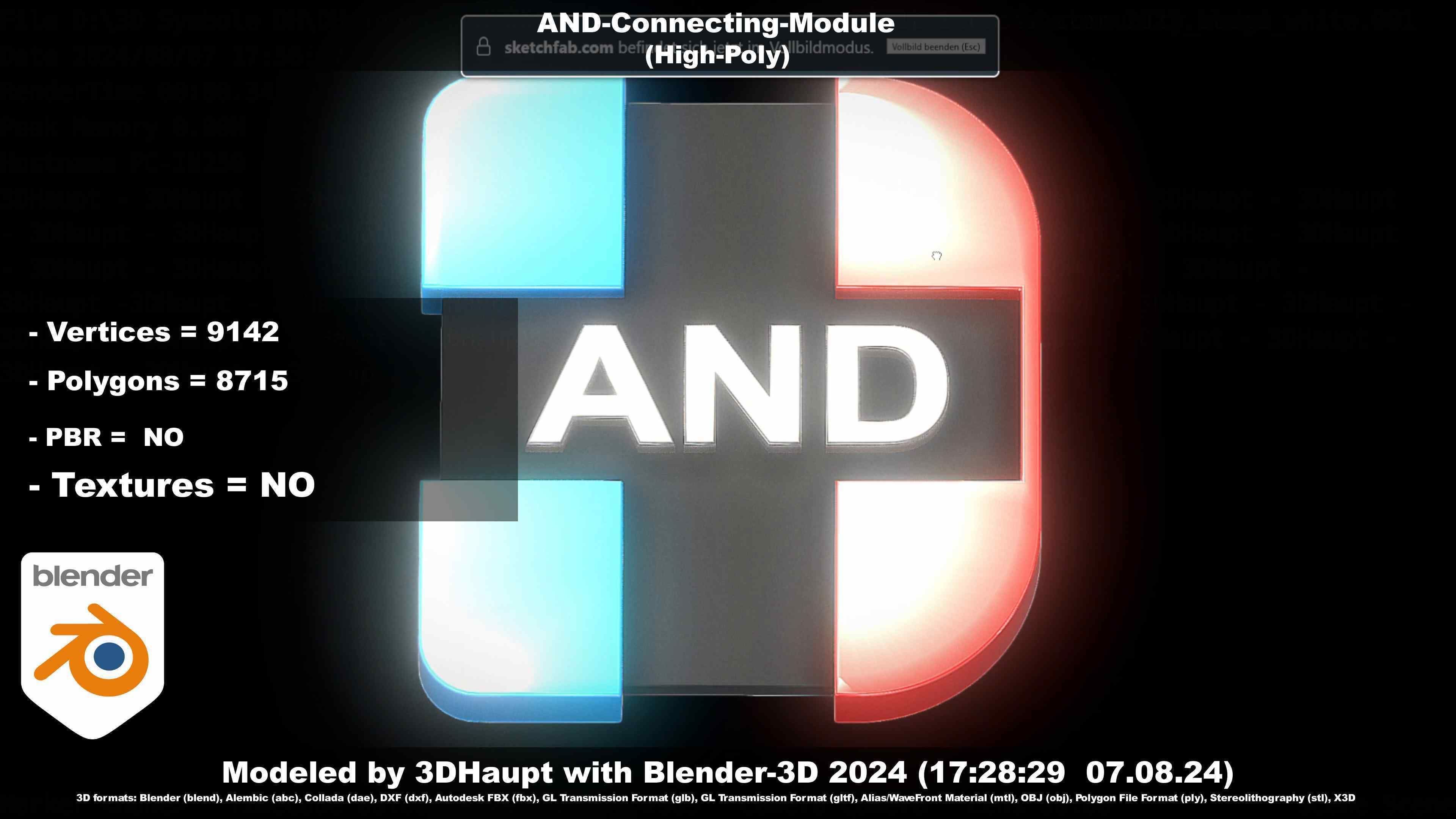 AND-Connecting-Module 3D model_18