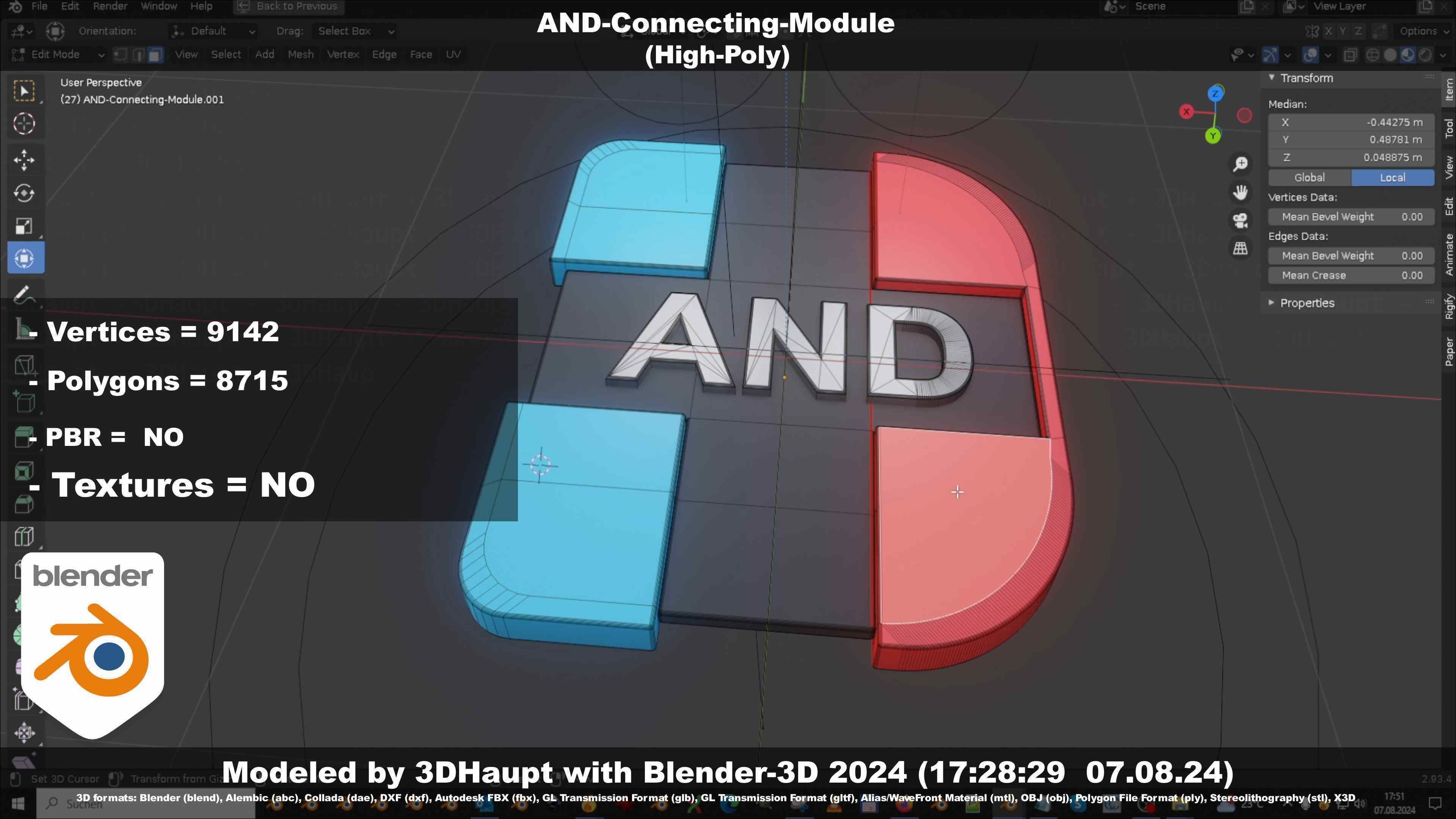 AND-Connecting-Module 3D model_48