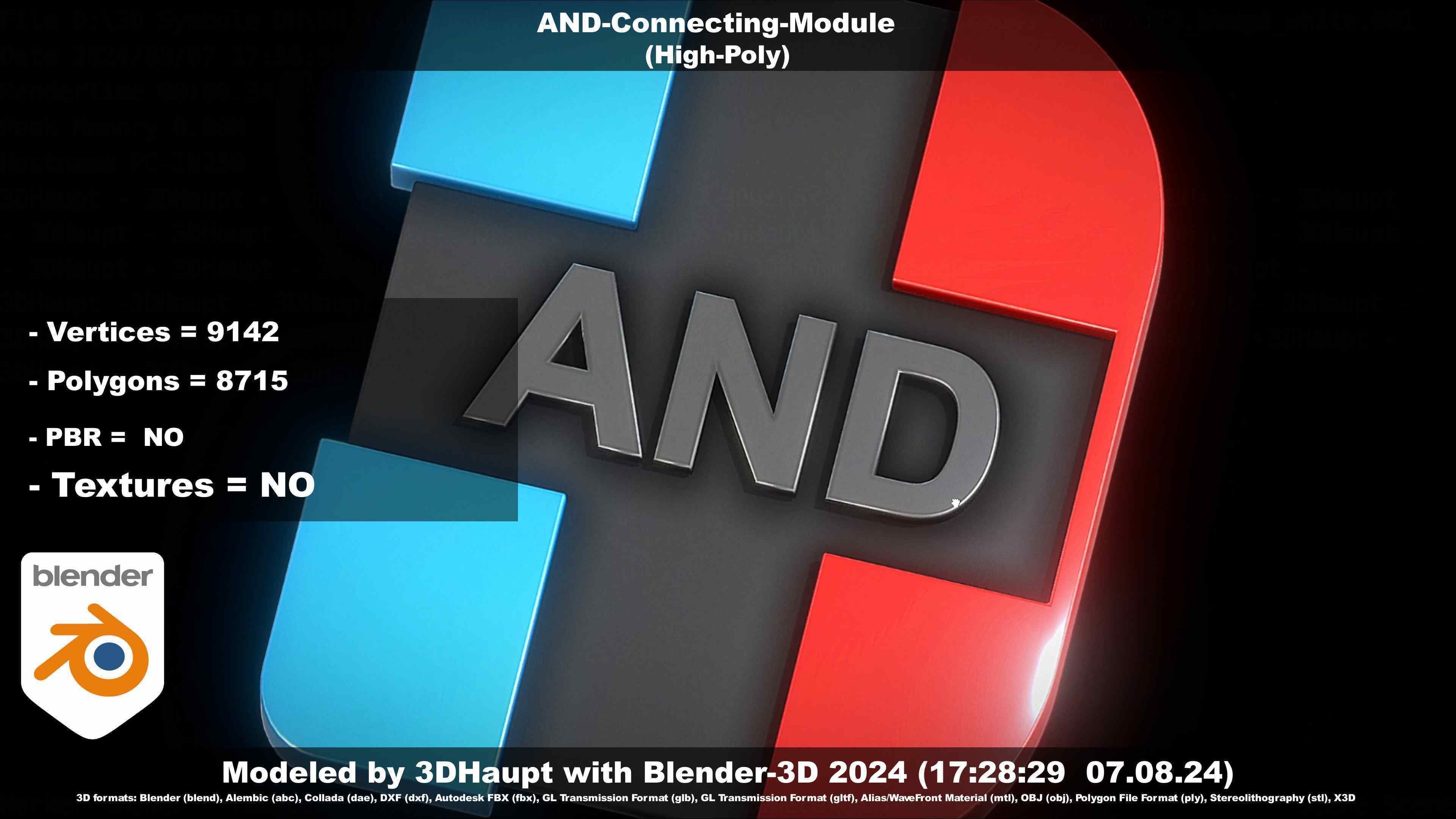 AND-Connecting-Module 3D model_30