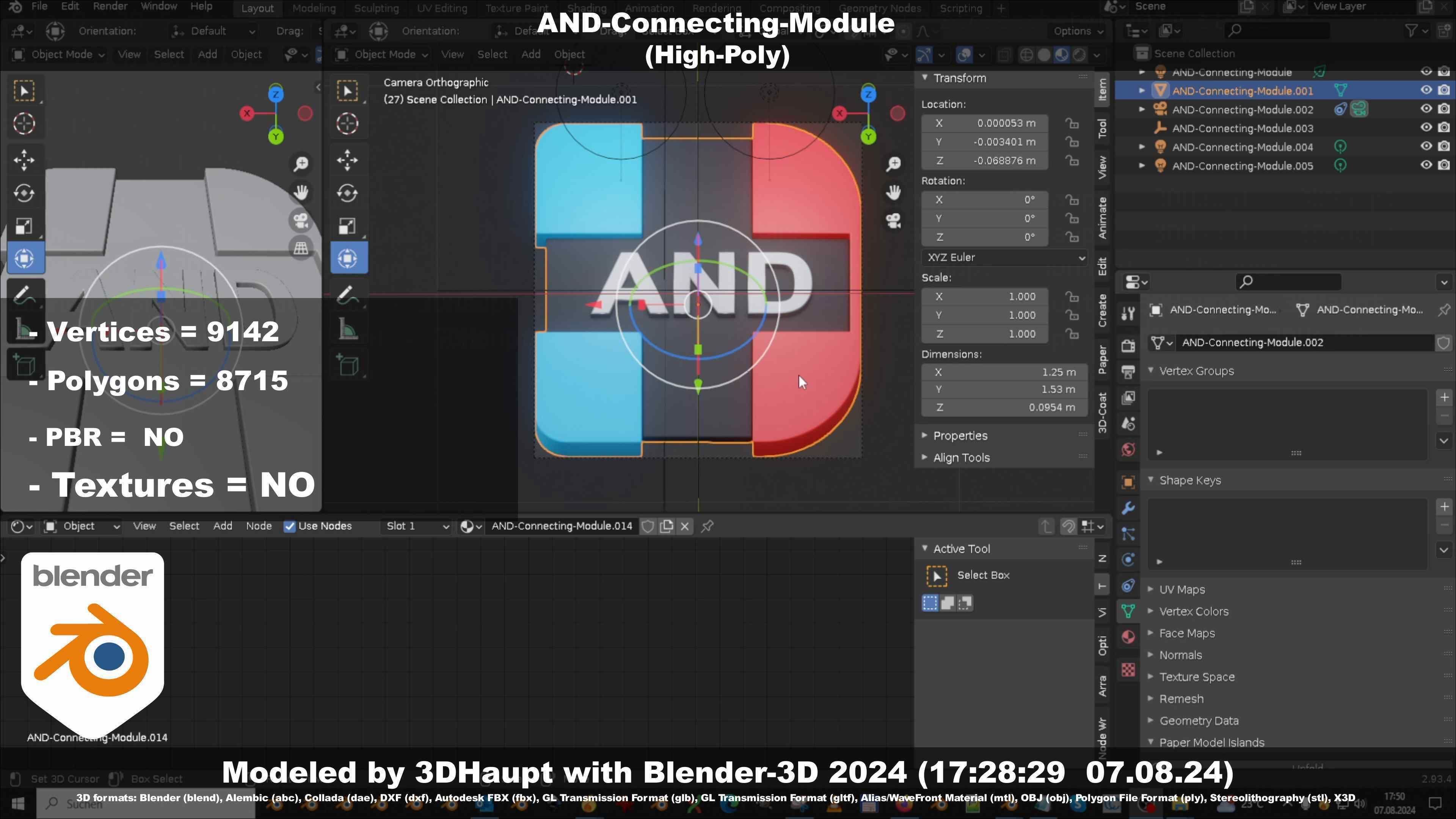 AND-Connecting-Module 3D model_35