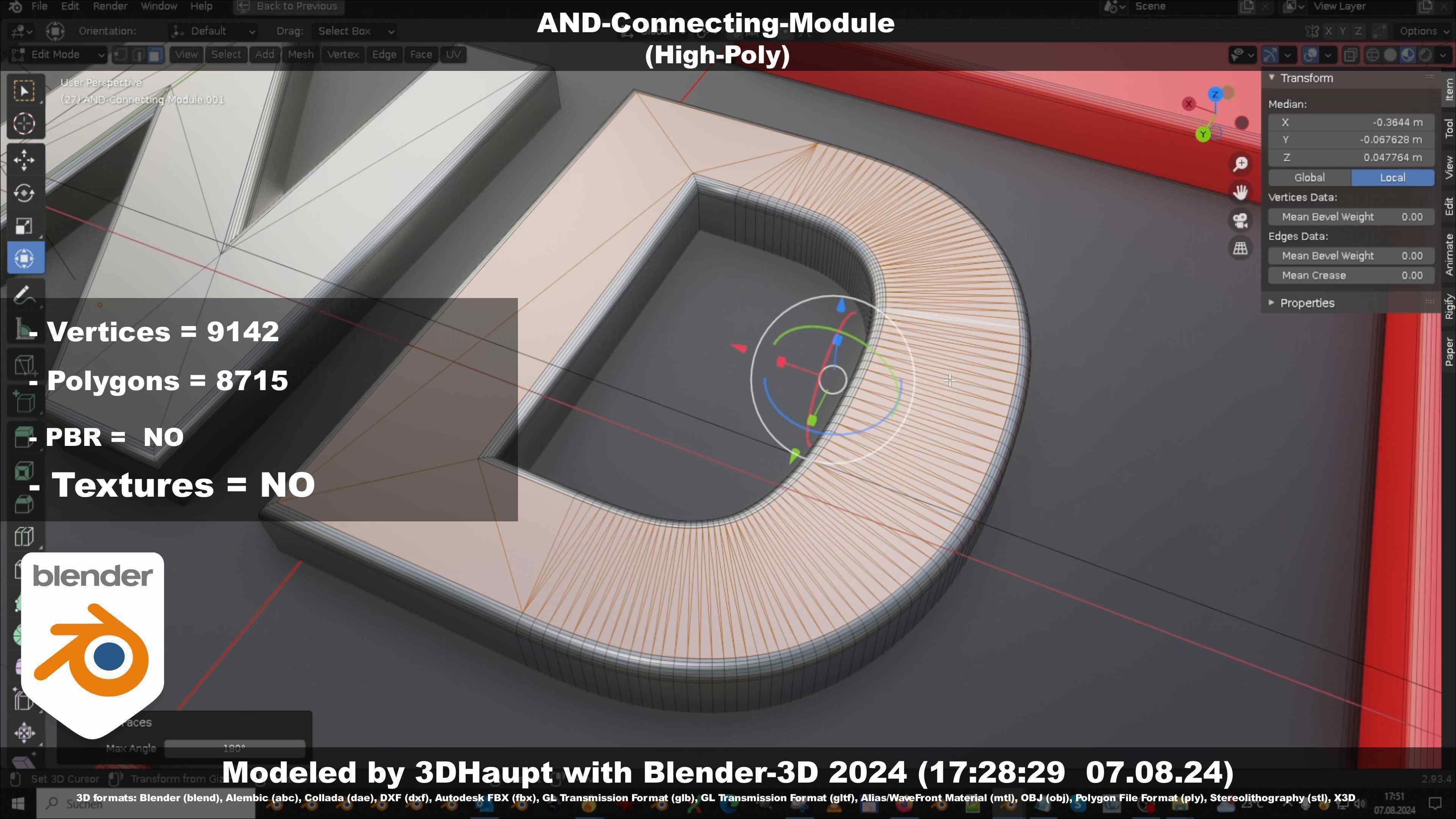 AND-Connecting-Module 3D model_44