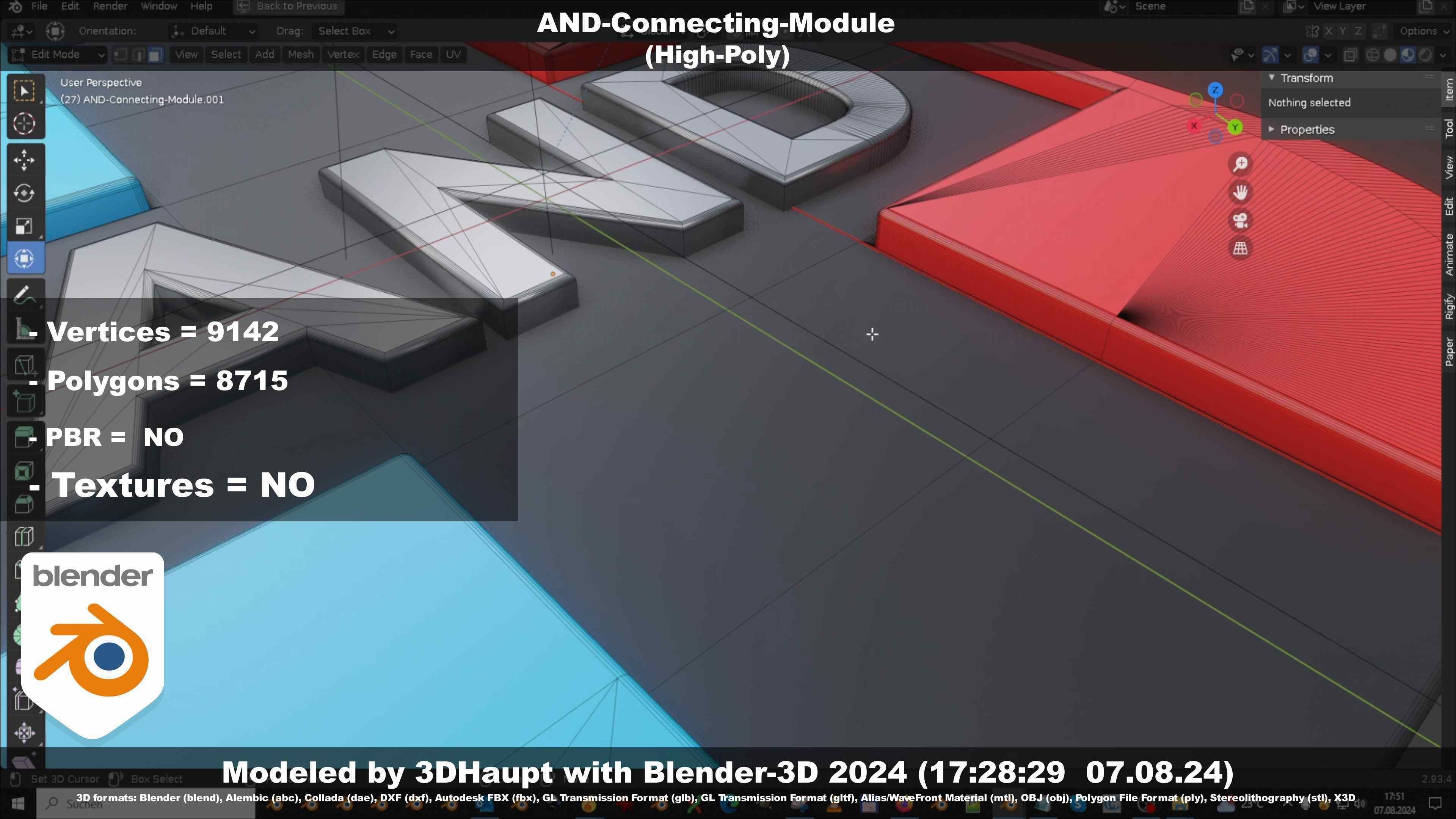 AND-Connecting-Module 3D model_11