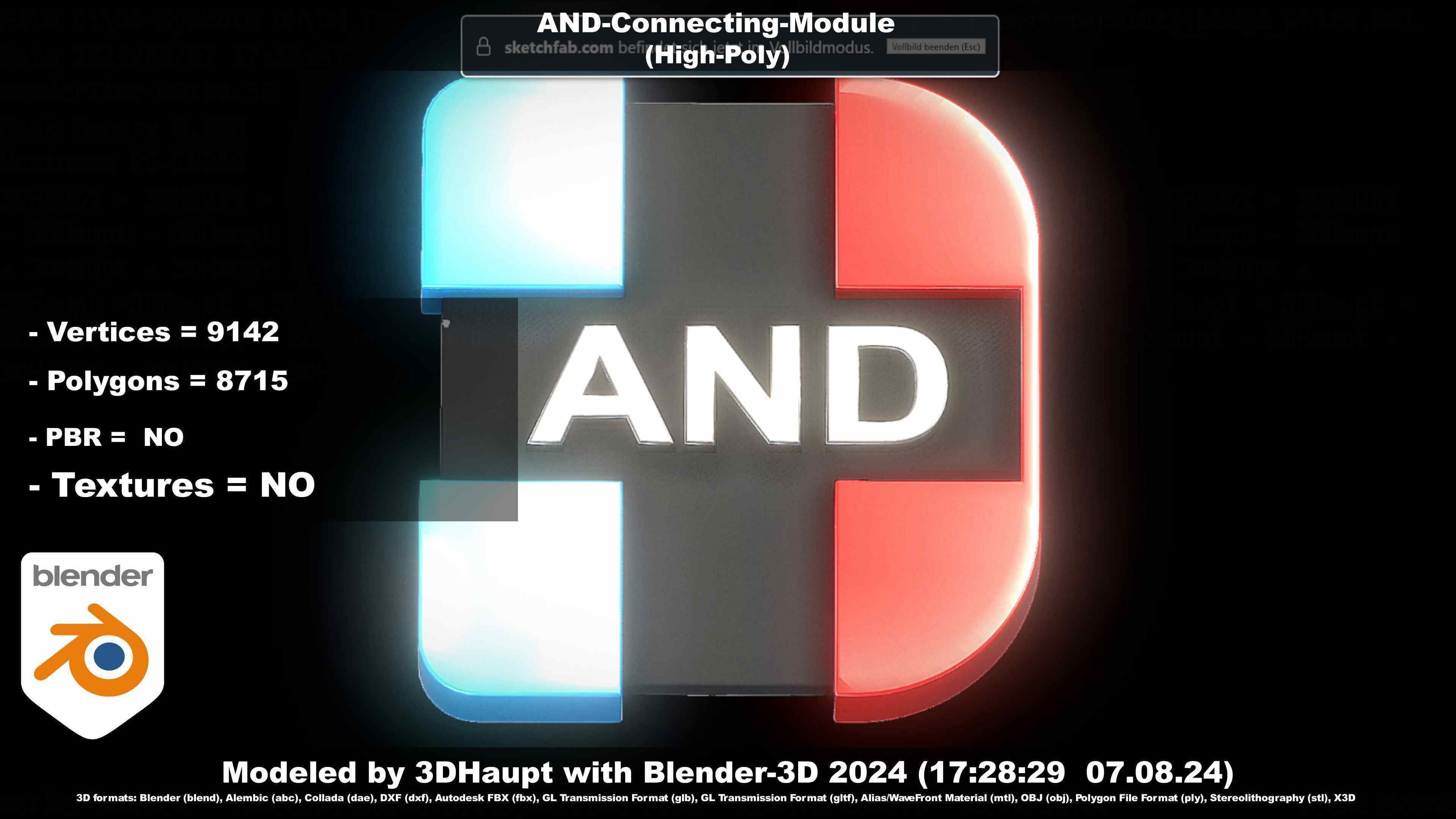 AND-Connecting-Module 3D model_20