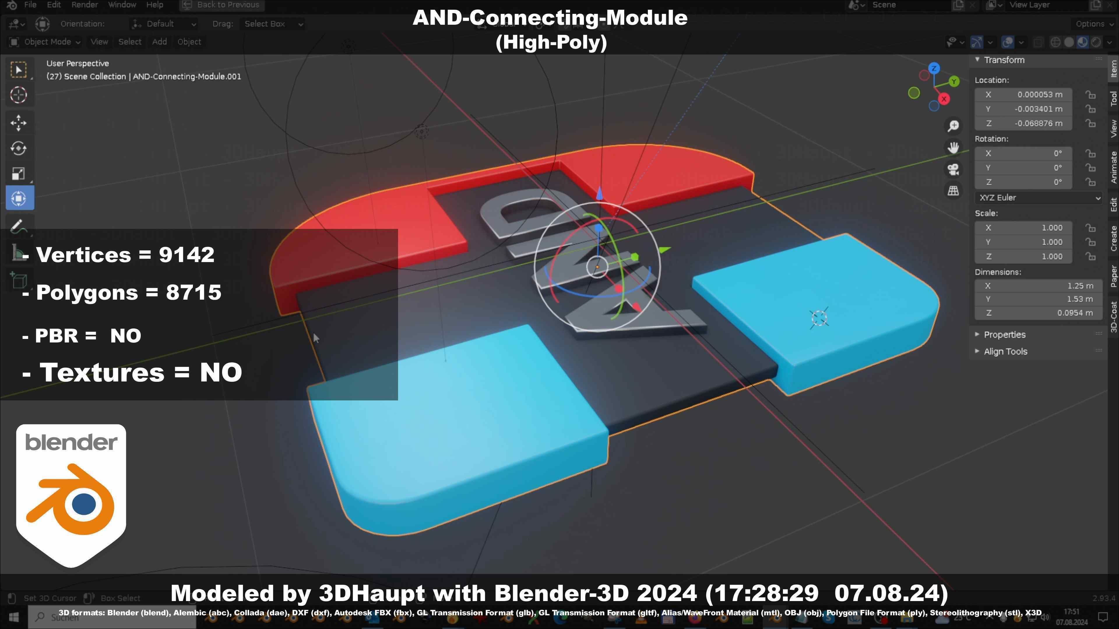 AND-Connecting-Module 3D model_38