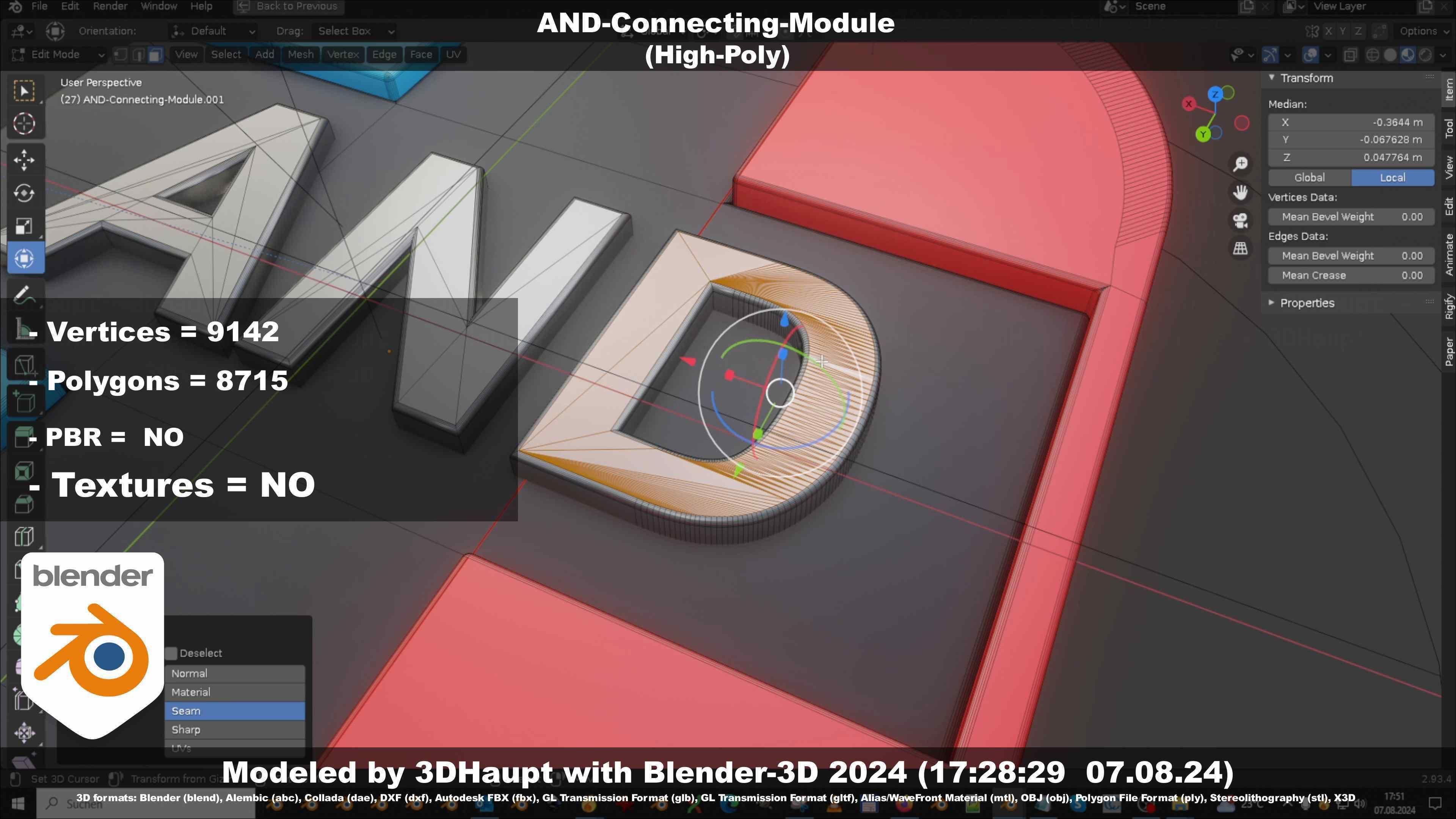 AND-Connecting-Module 3D model_42