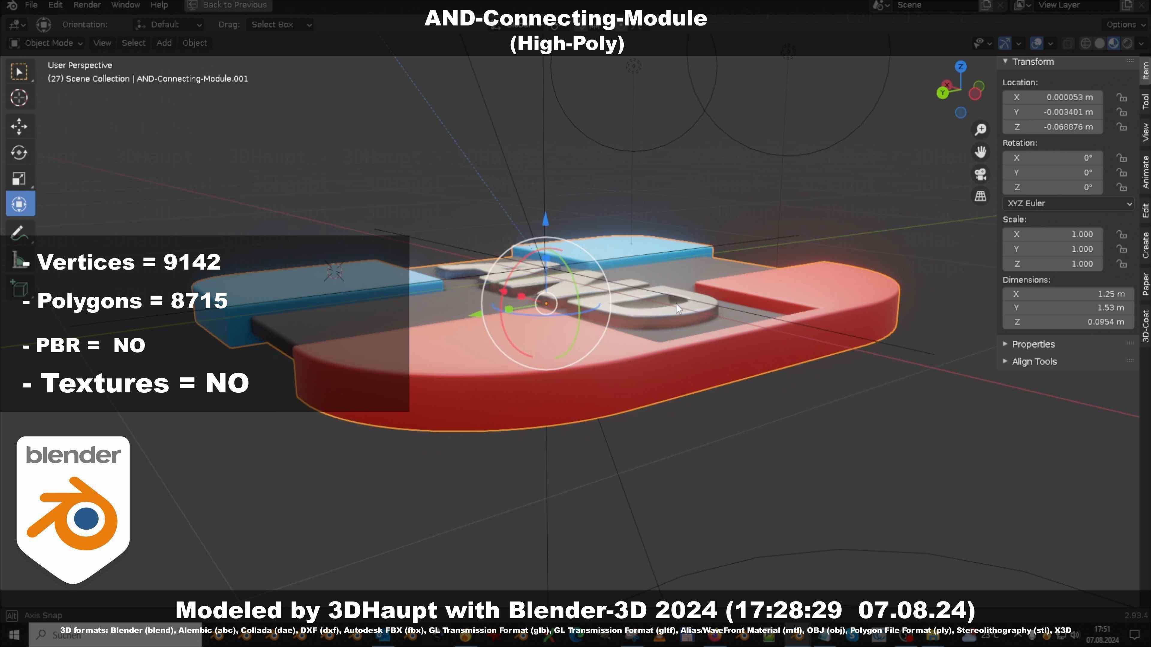 AND-Connecting-Module 3D model_6