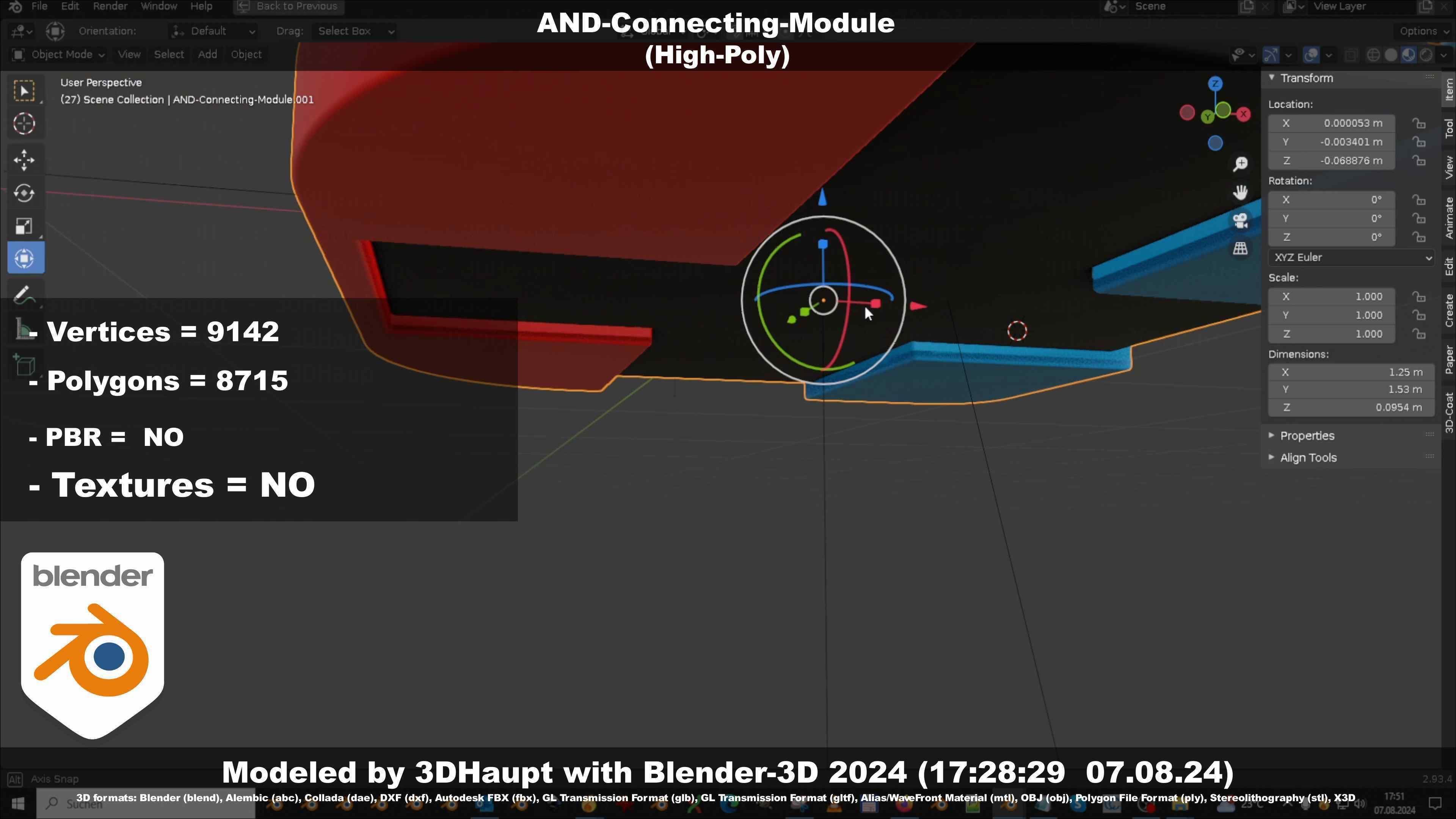AND-Connecting-Module 3D model_84
