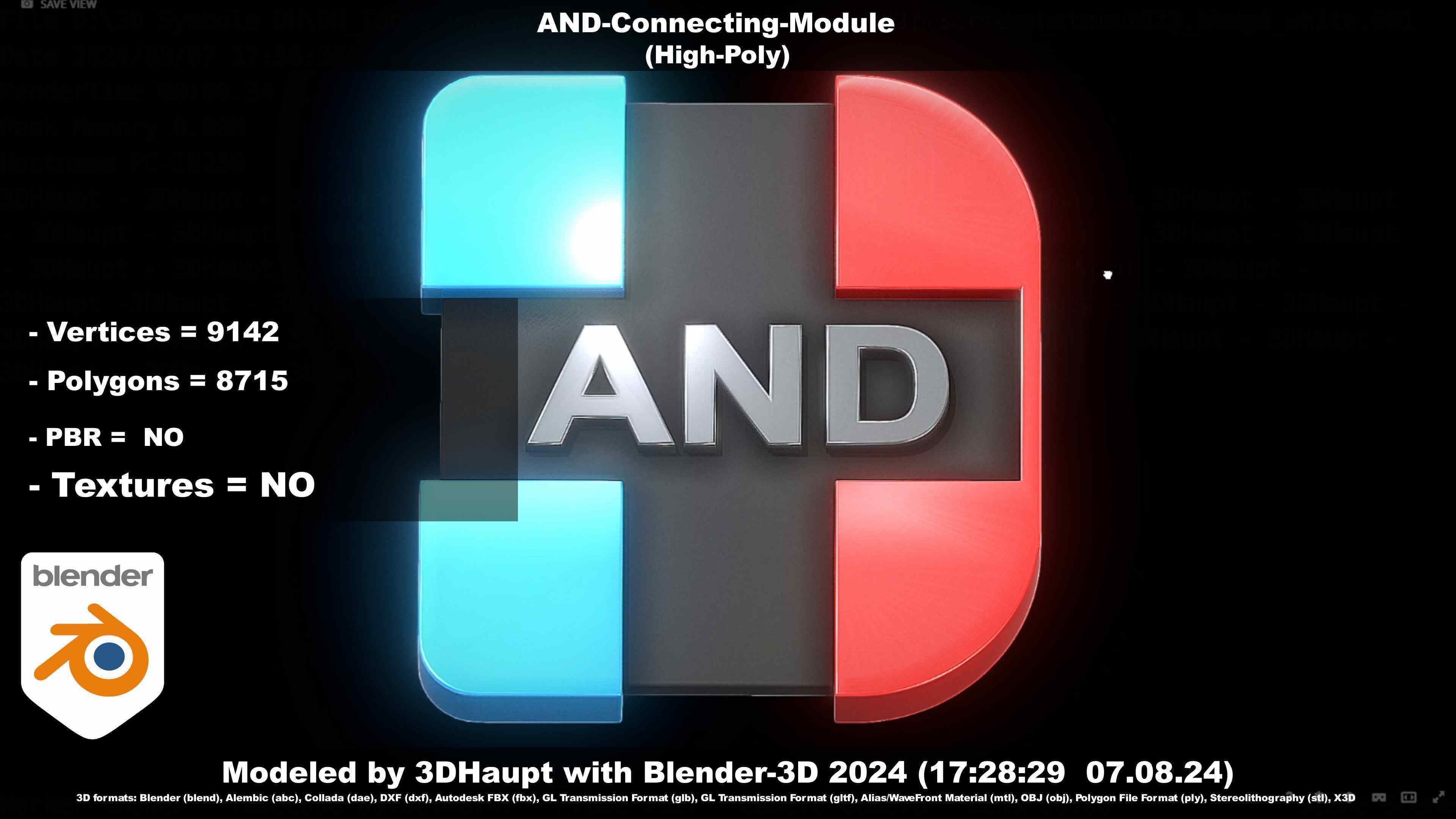 AND-Connecting-Module 3D model_16